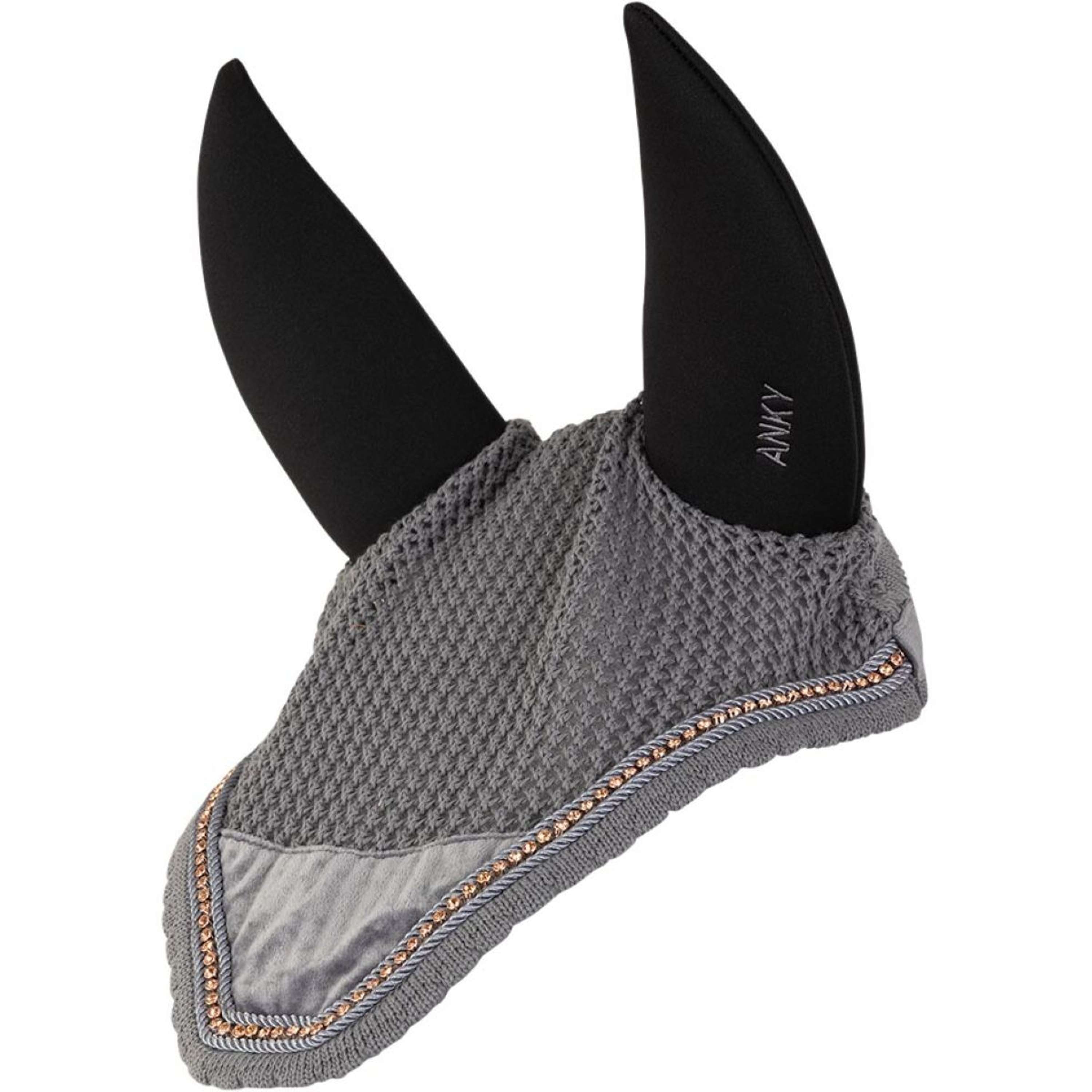 ANKY Nauszniki dla konia Stones Steel Grey