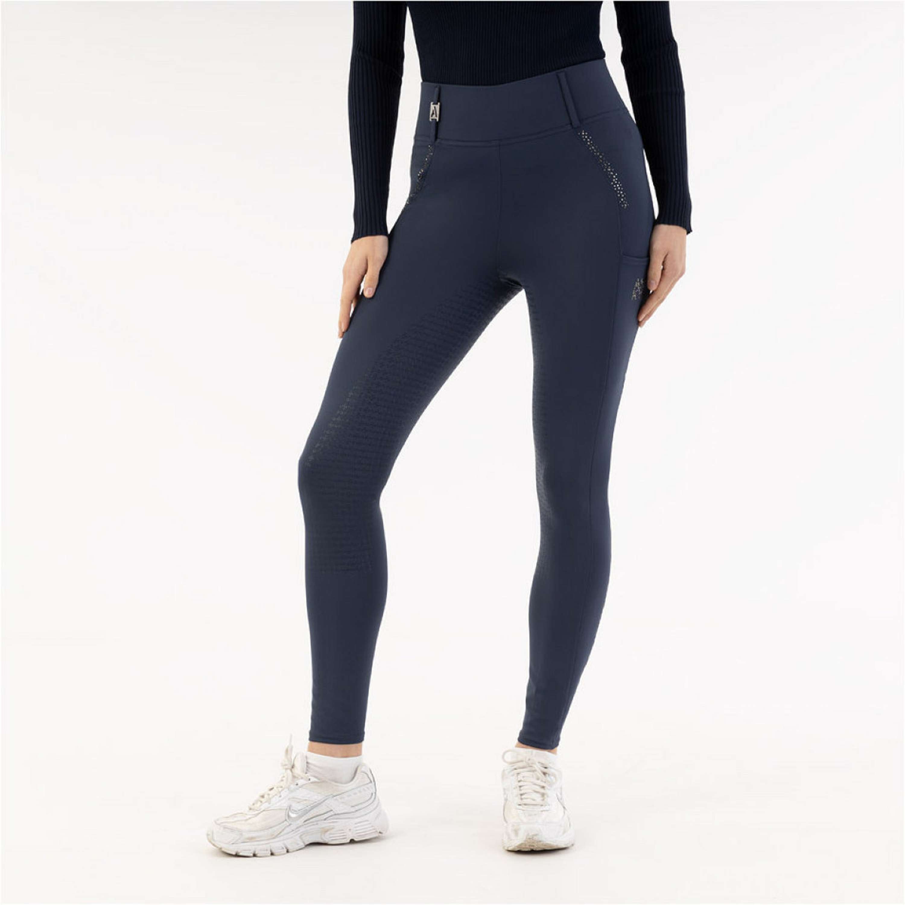 ANKY Legginsy Jeździeckie Serenity XR261104 Full Grip Mood Indygo
