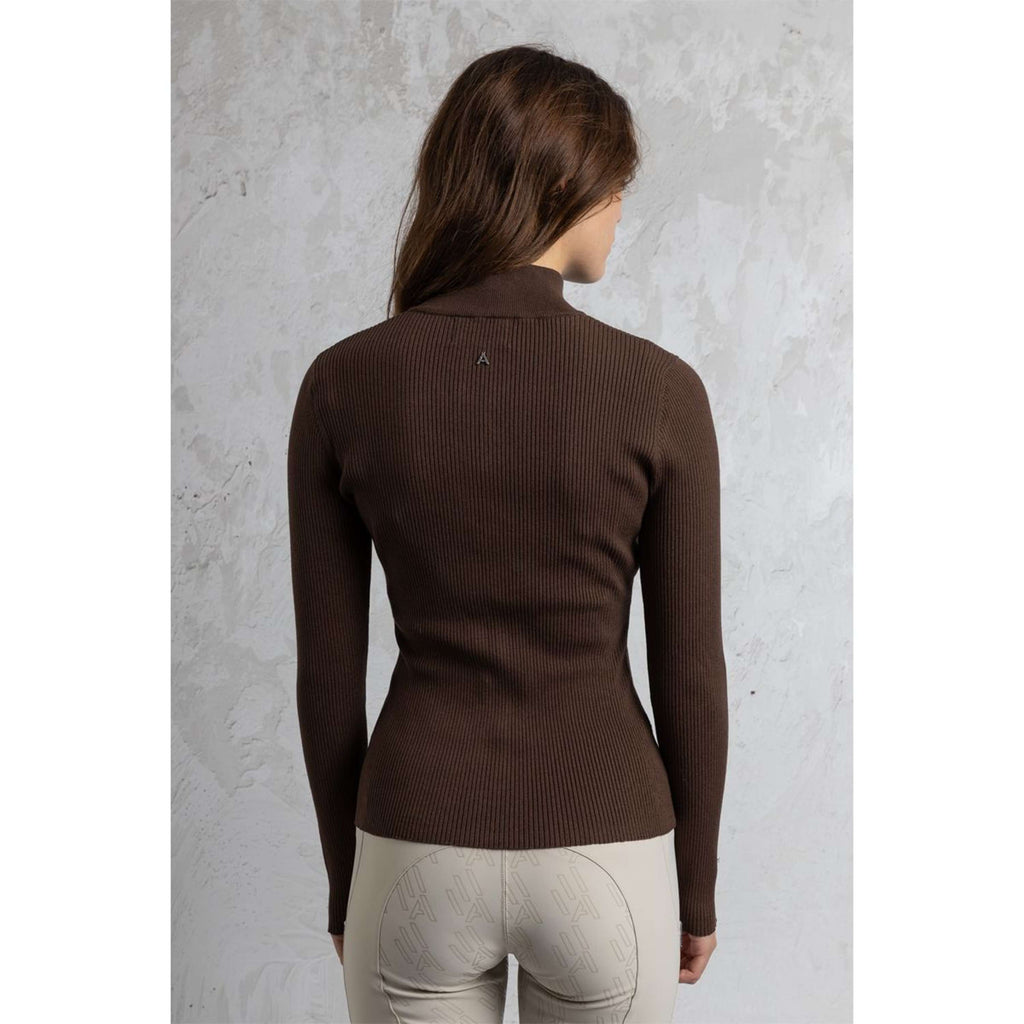 ANKY Bluza Z Kapturem I Zamkiem ATC262304 Chestnut