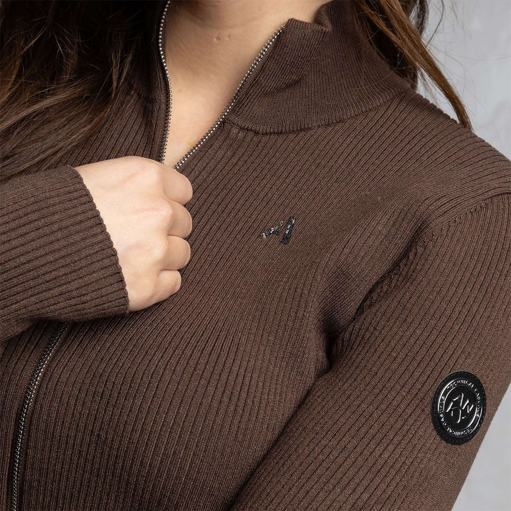 ANKY Bluza Z Kapturem I Zamkiem ATC262304 Chestnut