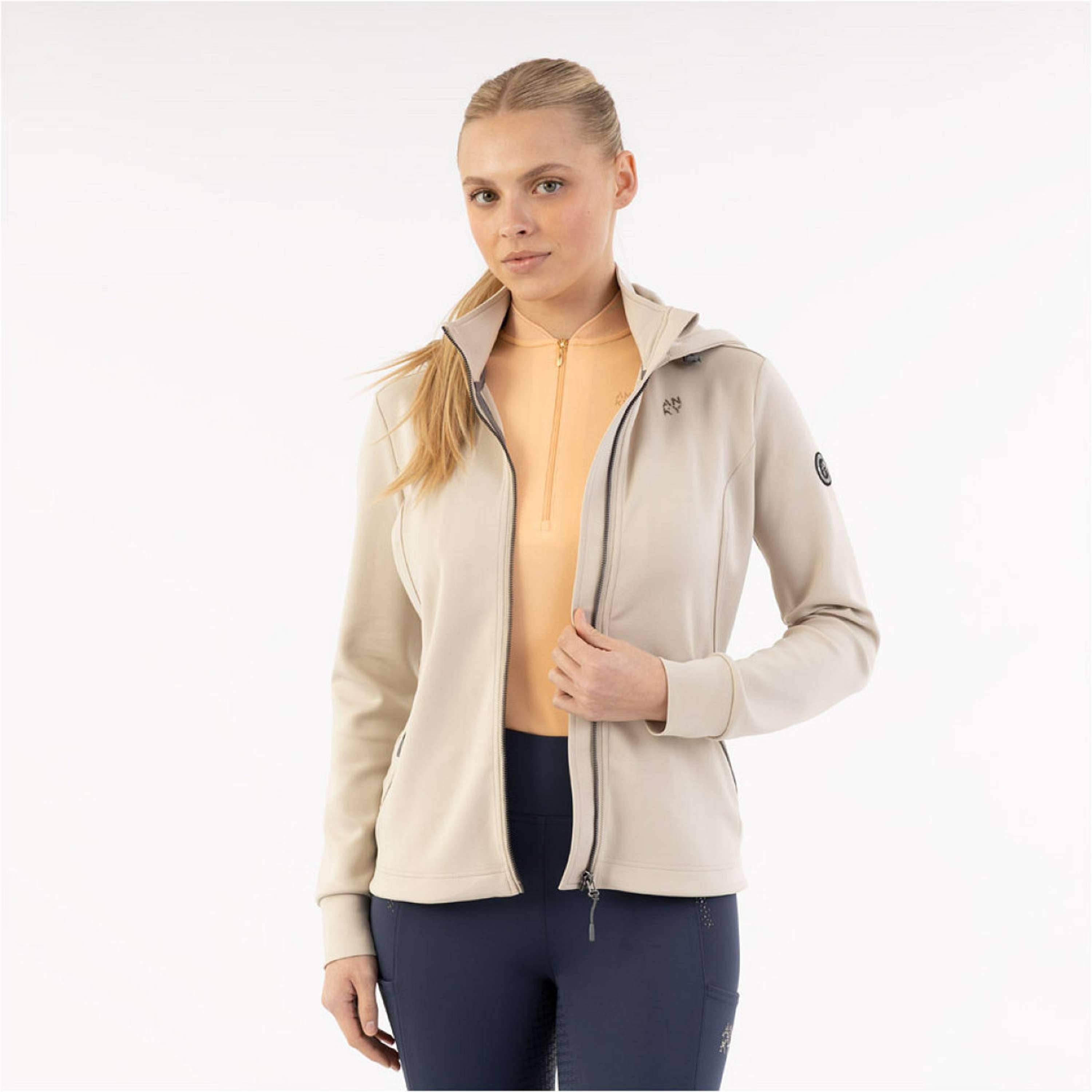 ANKY Bluza Z Kapturem I Zamkiem Hooded Tech ATC251101 Island Fossil