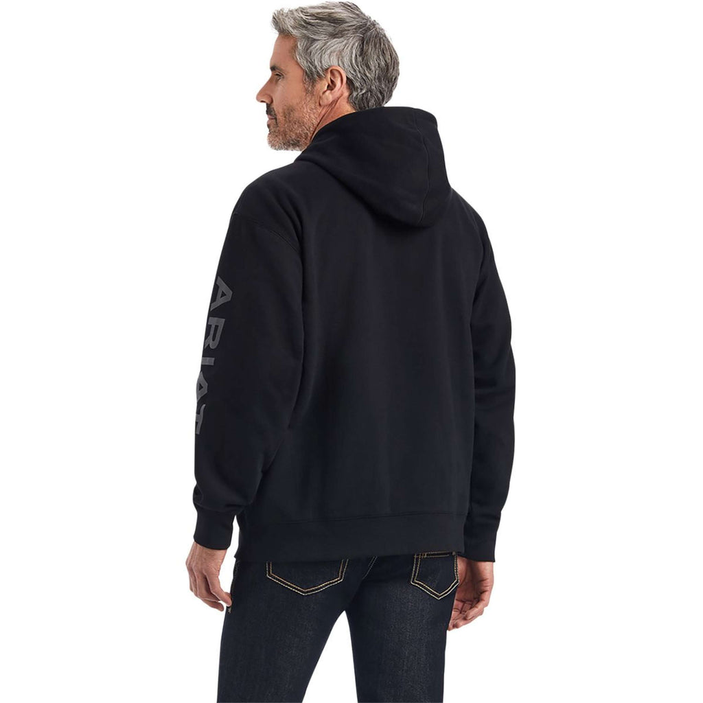 Ariat Sweter Logo Męski Czarny