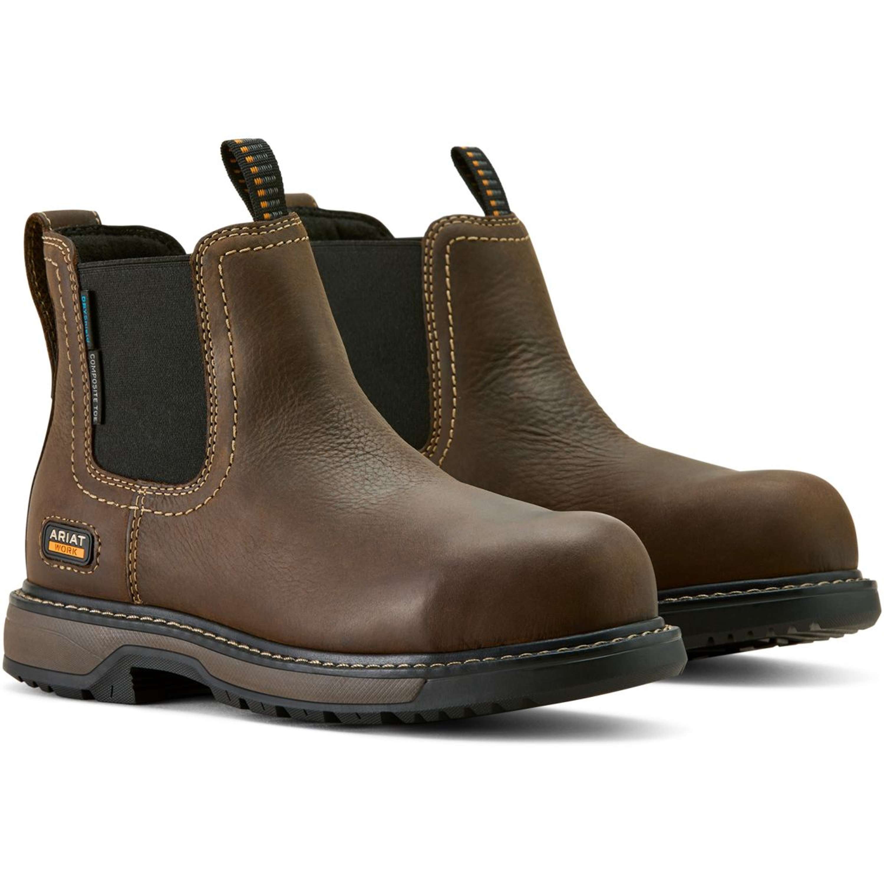 Ariat Jodhpury Riverter Chelsea H20 Damski Ciemnobrązowy