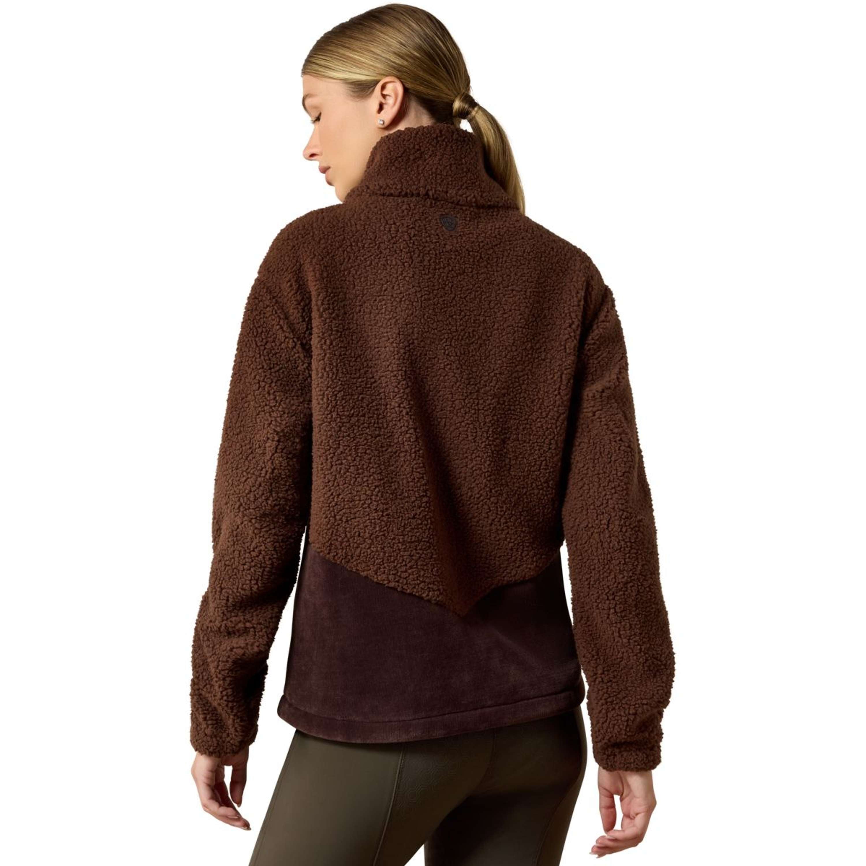 Ariat Bluza Z Kapturem I Zamkiem Laviolette Damski Chocolate Plum