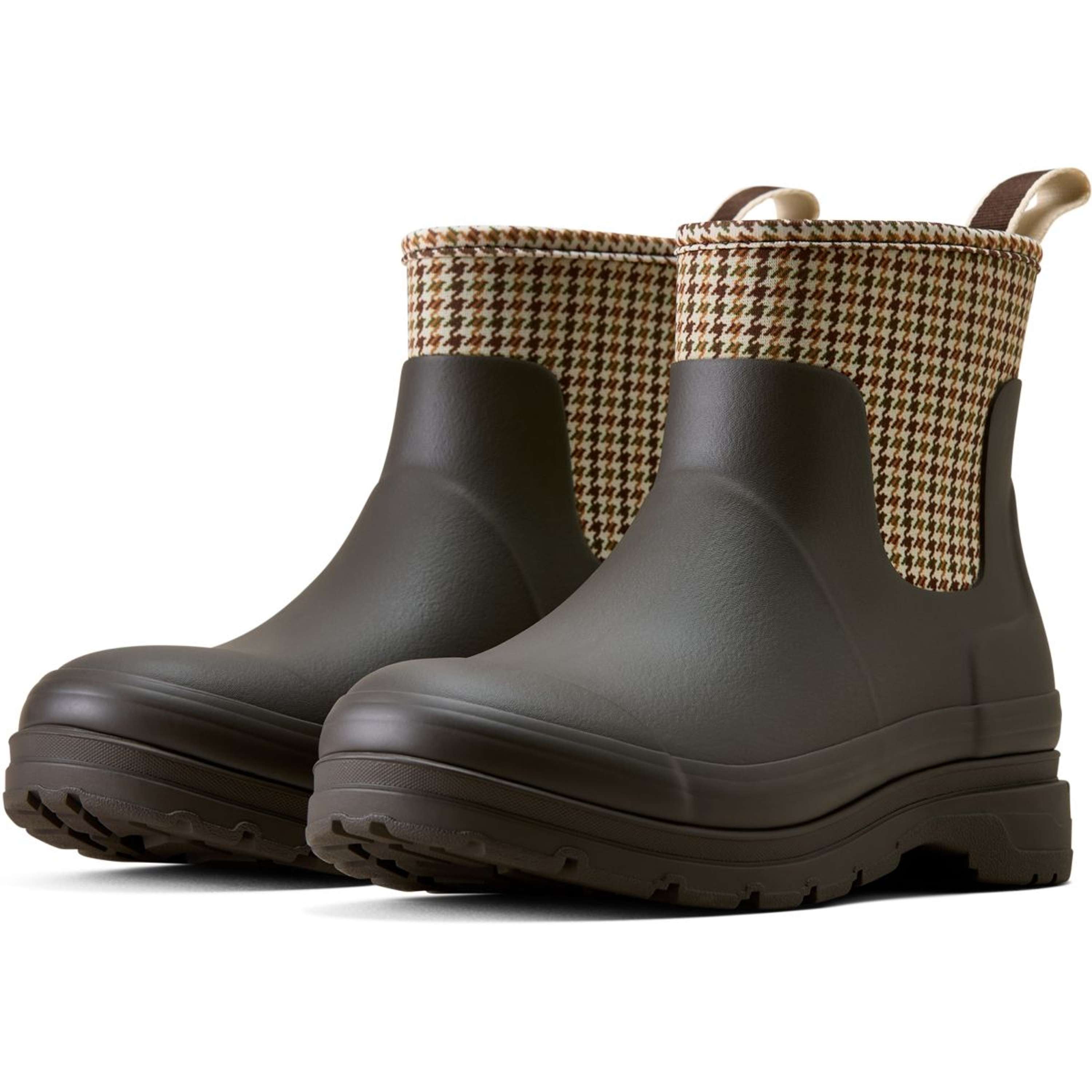Ariat Jodhpury Kelmarsh Shortie Damski Chocolate/Tan Twill