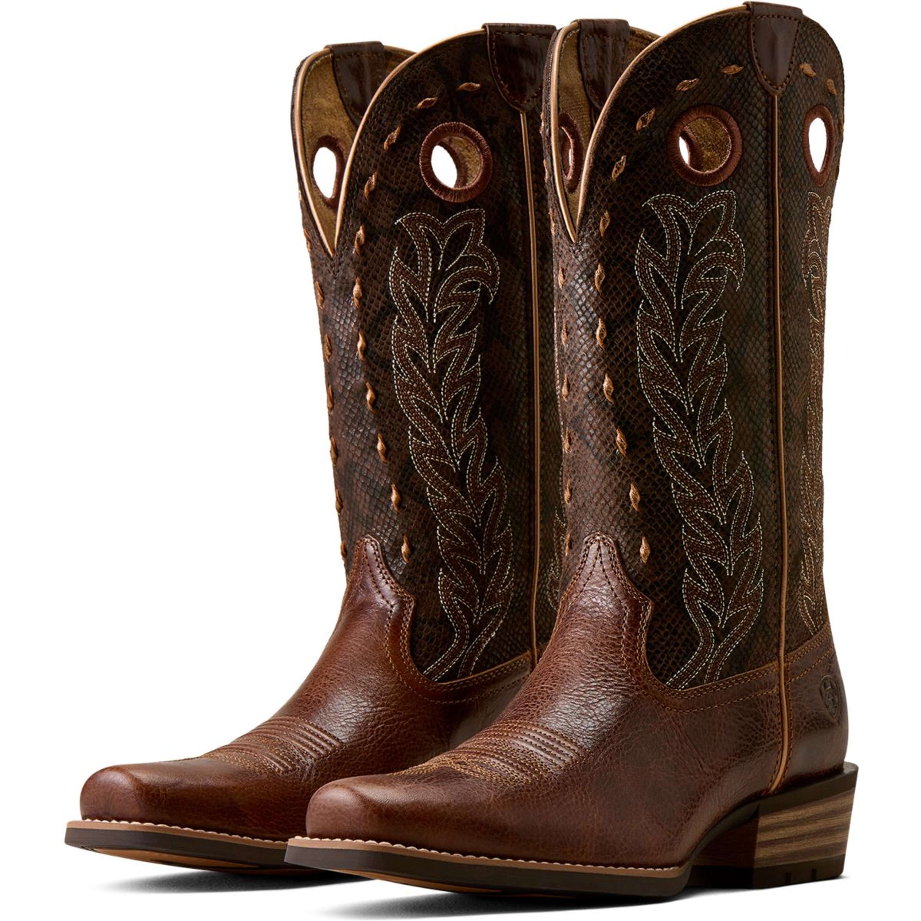 Ariat Kowbojki Lucera NcToe Damskie Deepest Tan/Chocolate Snake