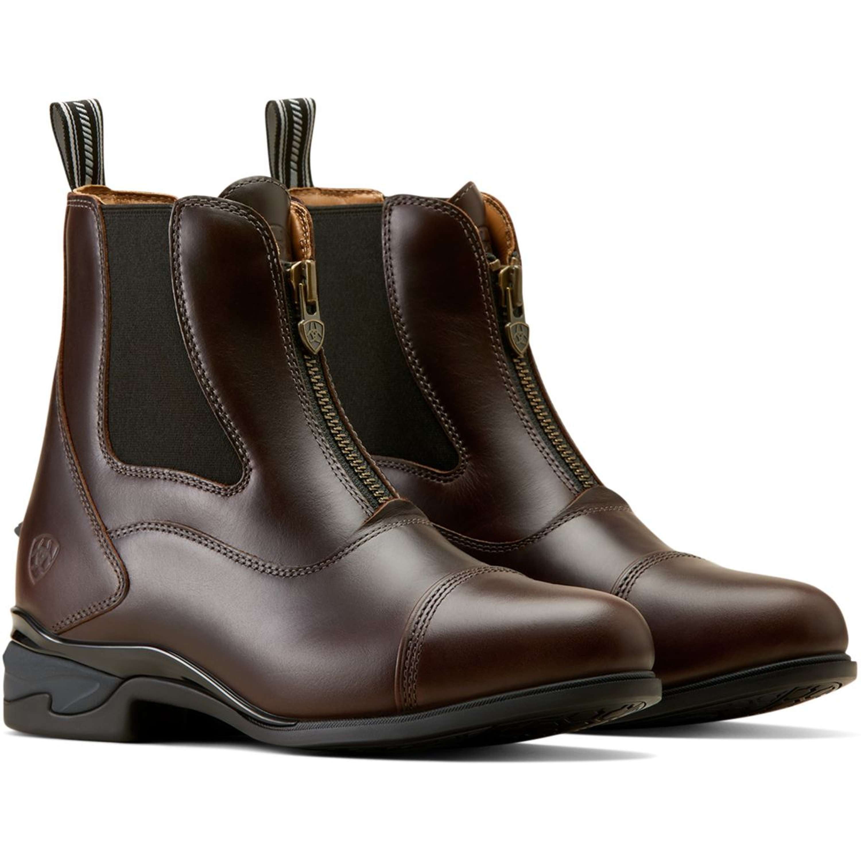 Ariat Jodhpury Devon Zip Damski Waxed Chocolate