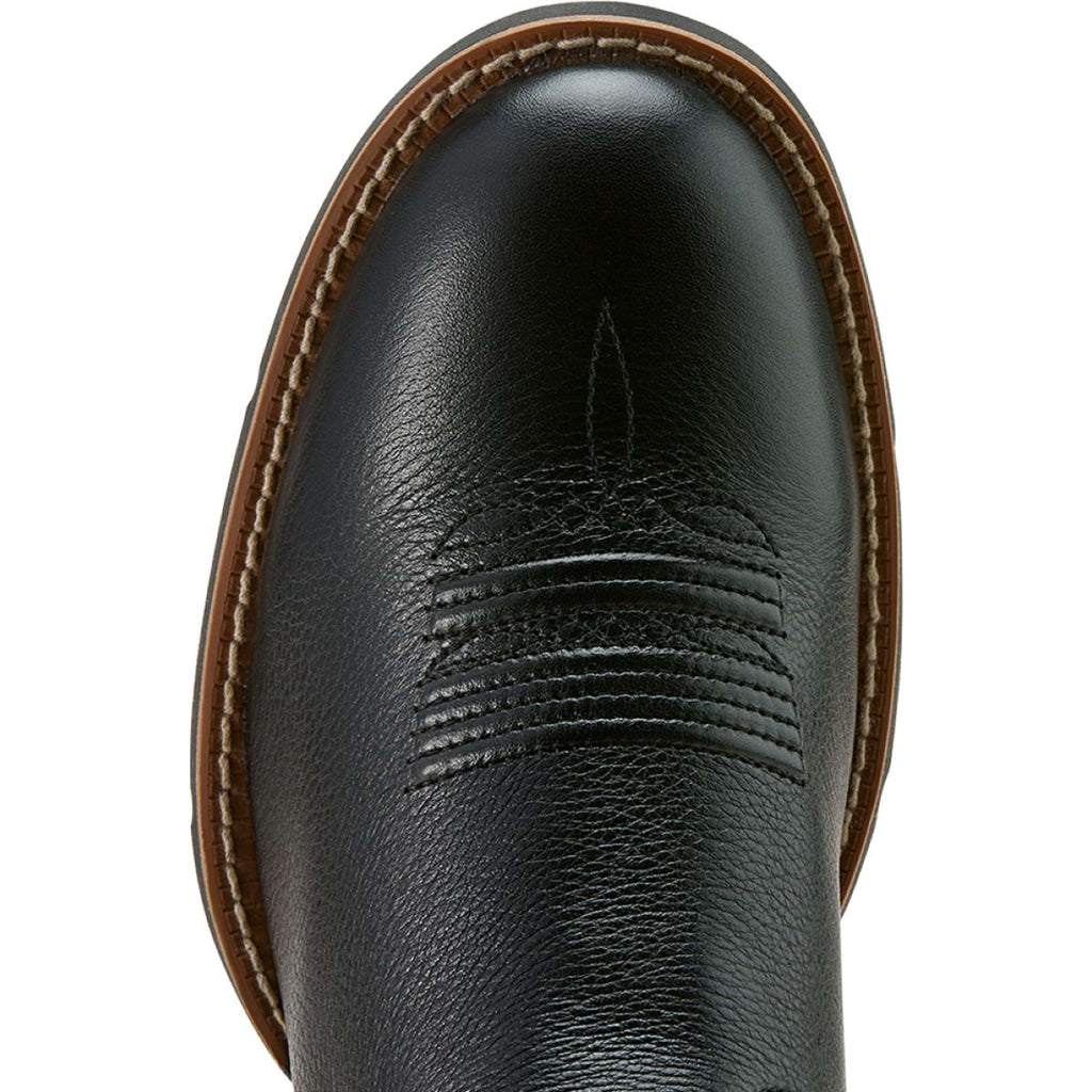 Ariat Kowbojki Round Up Stretchfit Damski Black Deertan/Garnet Emboss