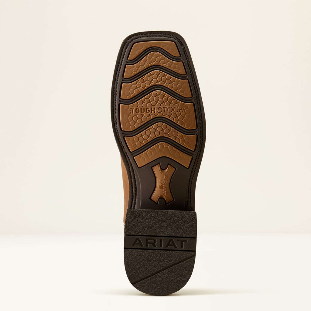 Ariat Kowbojki Męskie Highland Toughstock Distressed Brown/Tack Room Brown