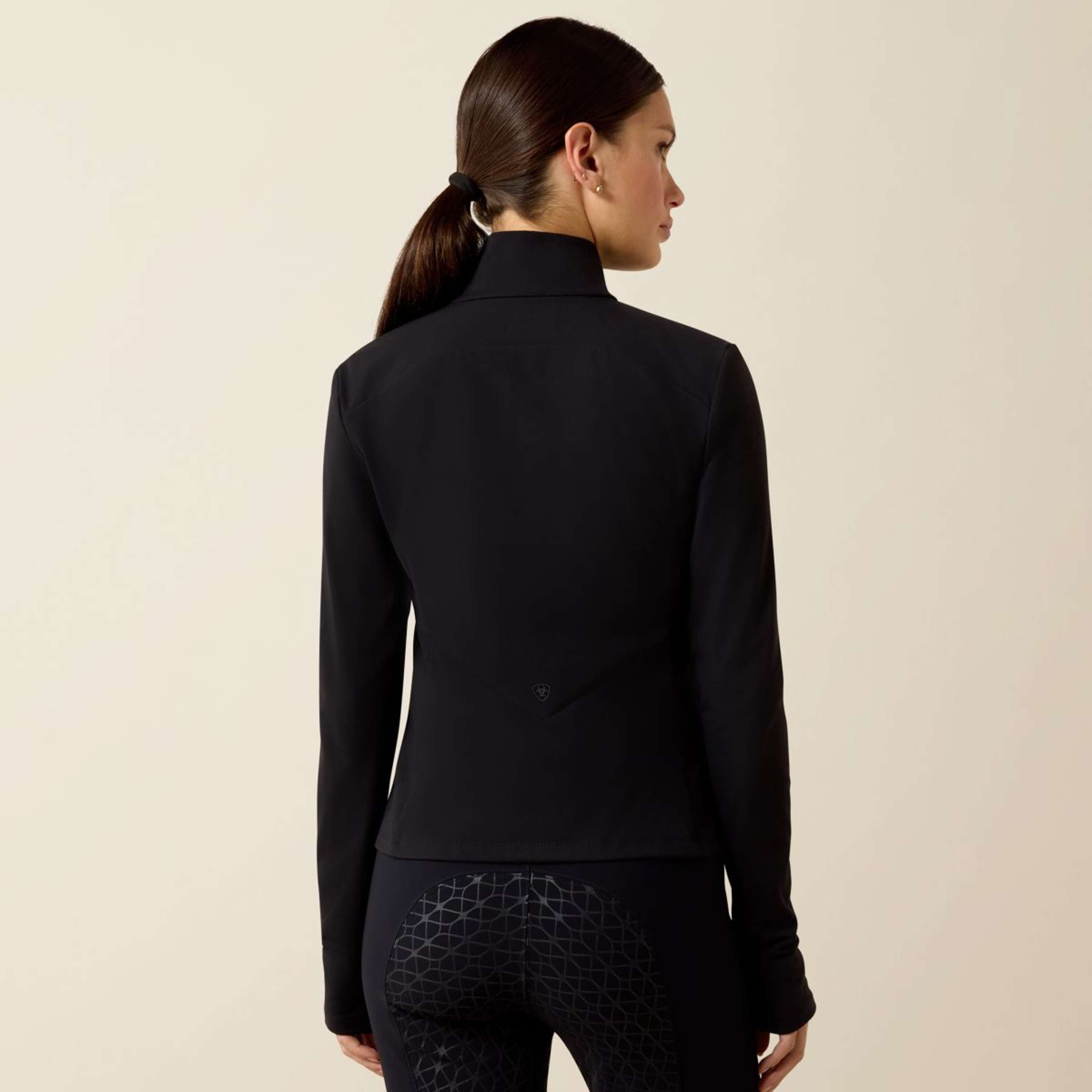 Ariat Bluza Z Kapturem I Zamkiem Solveil Full Zip Damski Czarny