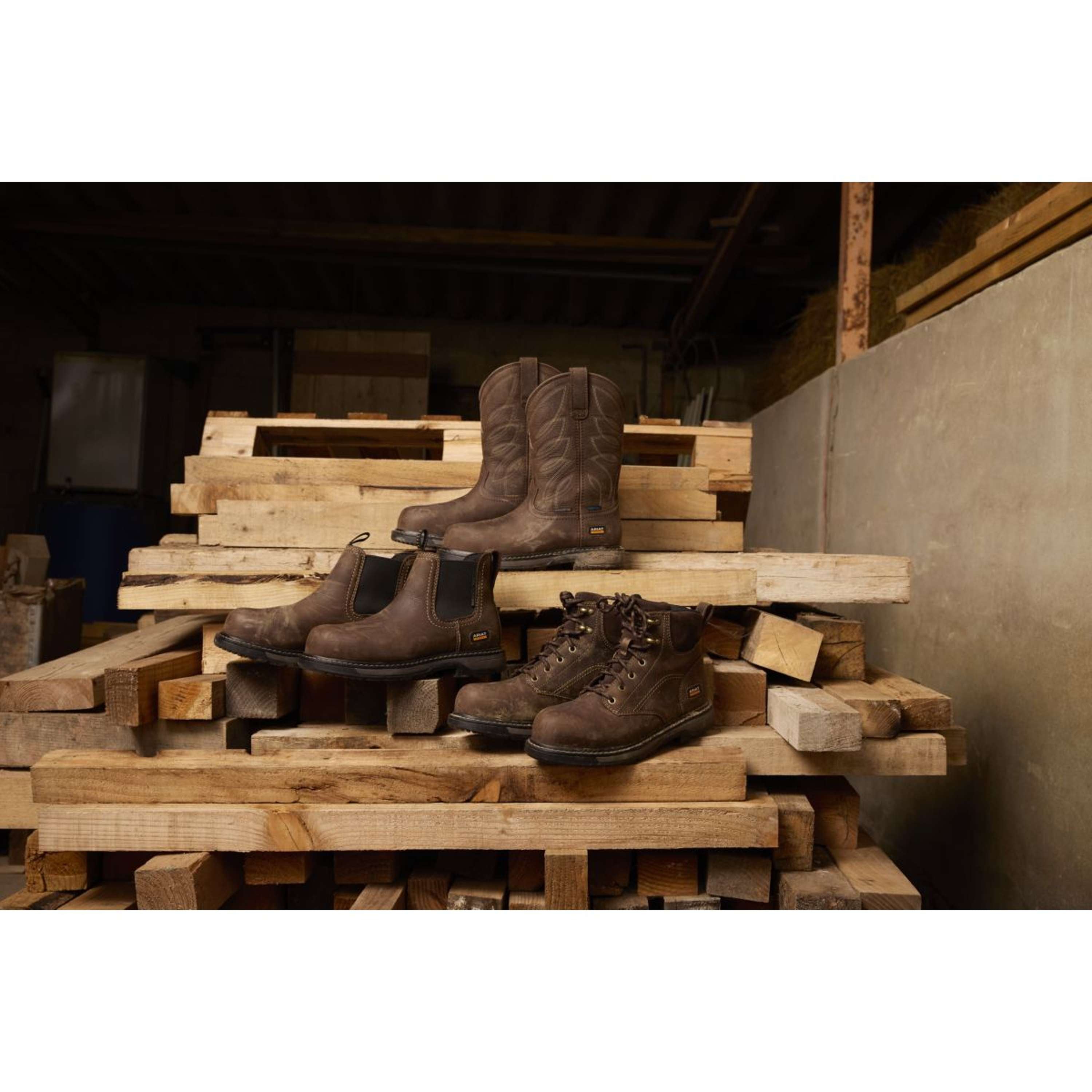 Ariat Jodhpury Riverter Chelsea H20 Damski Ciemnobrązowy