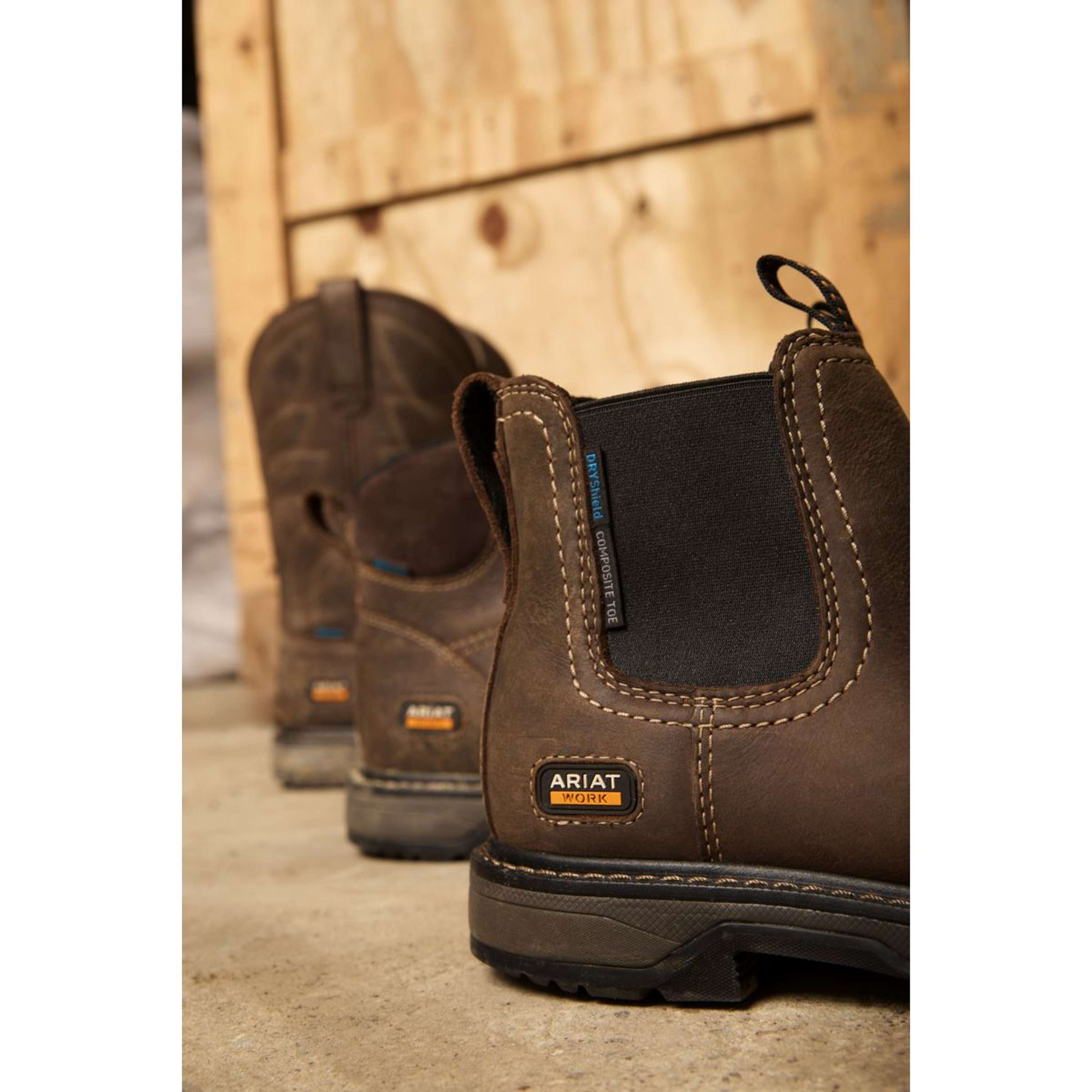 Ariat Jodhpury Riverter Chelsea H20 Damski Ciemnobrązowy