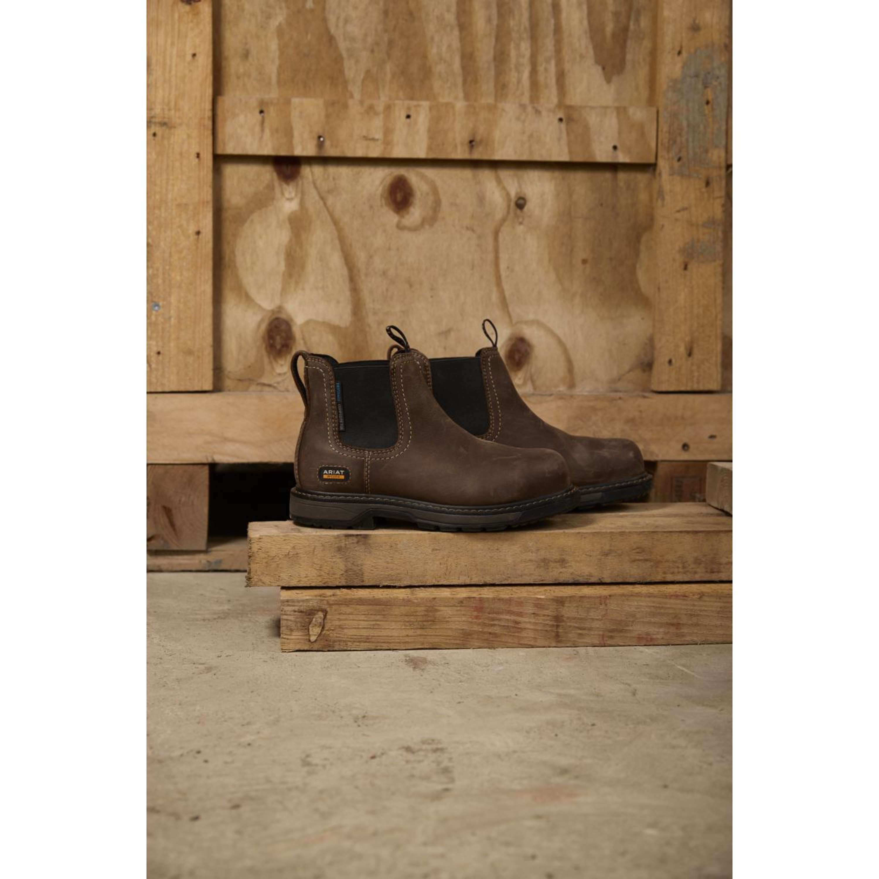 Ariat Jodhpury Riverter Chelsea H20 Damski Ciemnobrązowy
