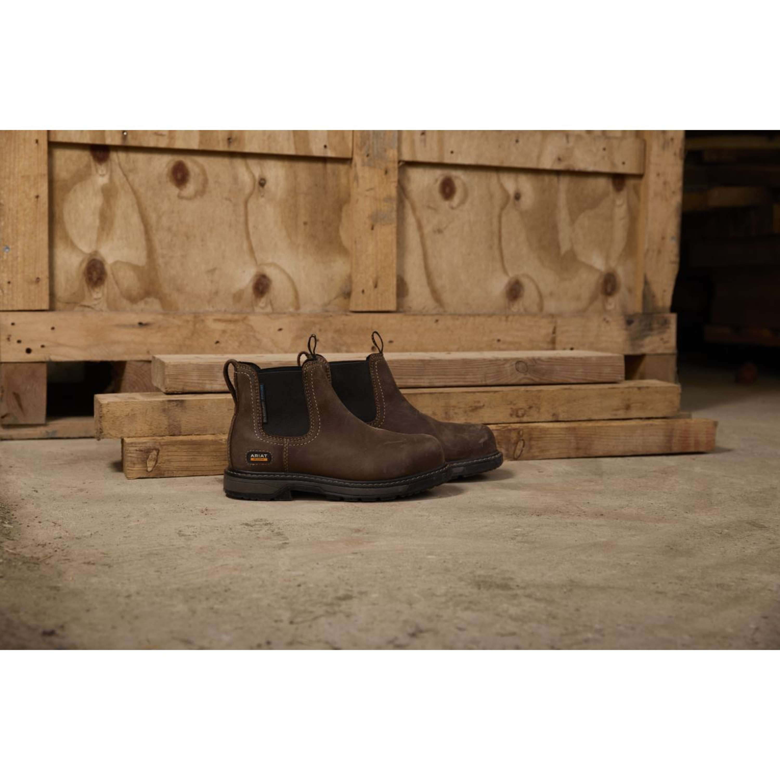 Ariat Jodhpury Riverter Chelsea H20 Damski Ciemnobrązowy
