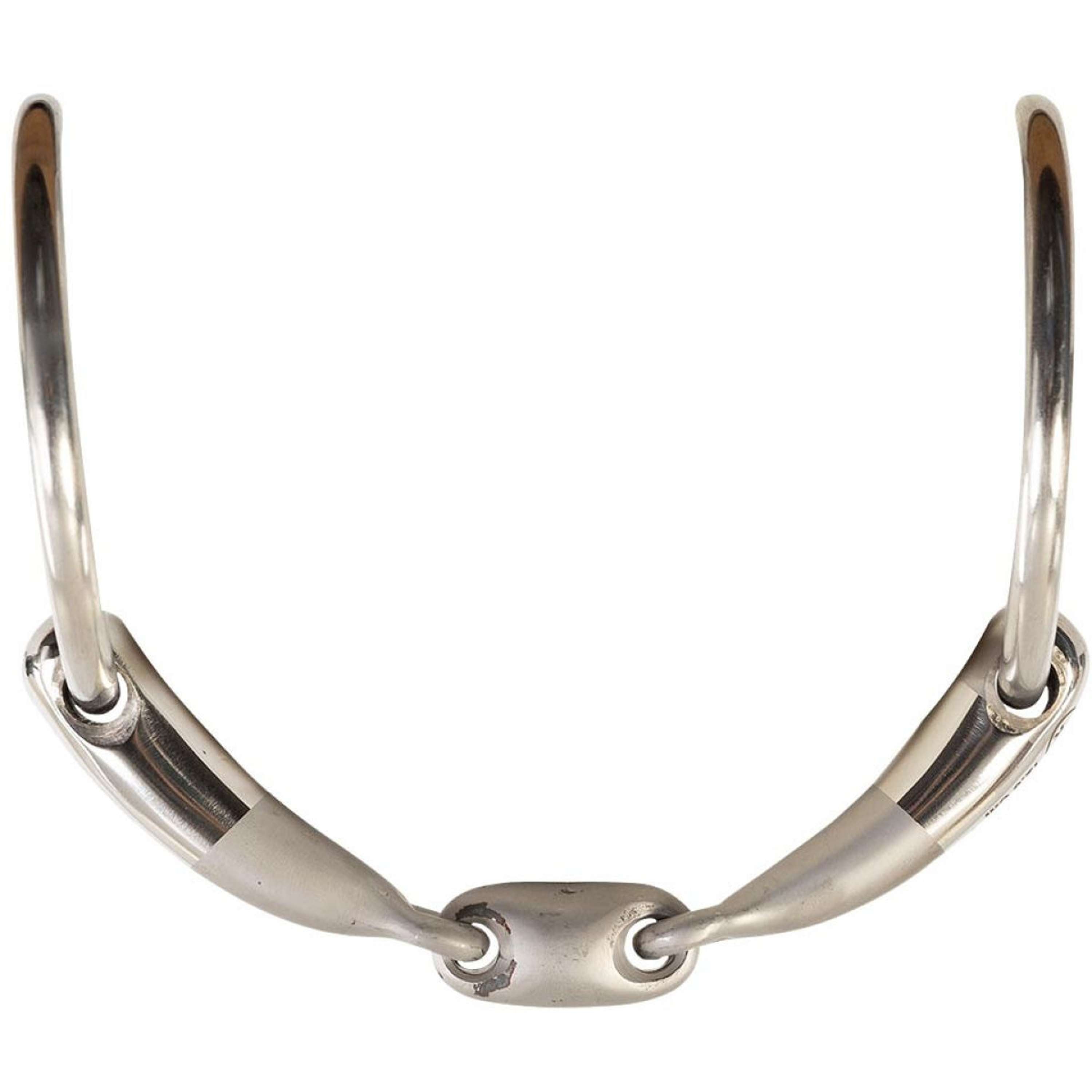 BR Wędzidło z ruchomymi kółkami Satin Sense Podwójnie łamany 16mm
