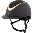 Kask jeździecki BR Theta Plus Painted Glitter czarny/różowy