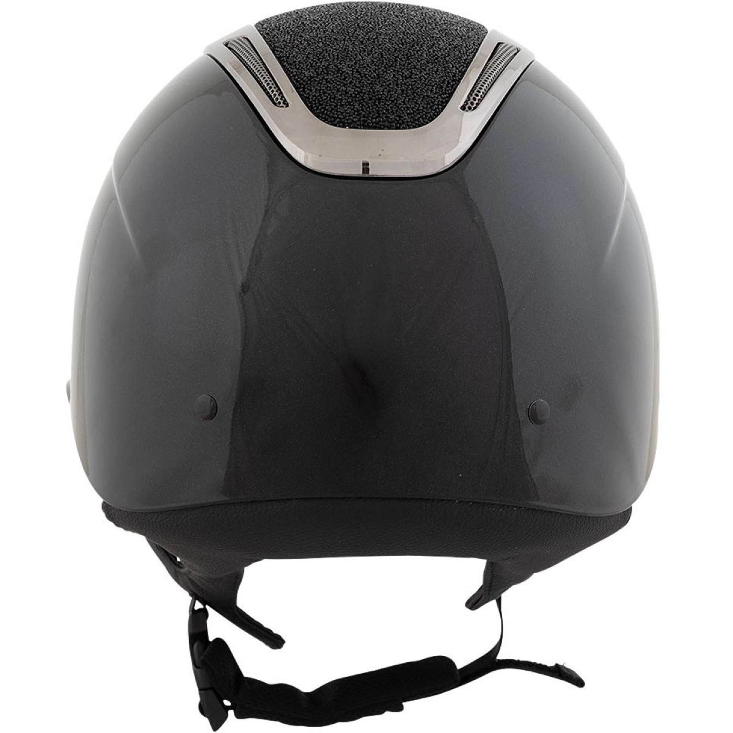 BR Kask jeździecki Zeta Sparkling czarny/stalowoszary