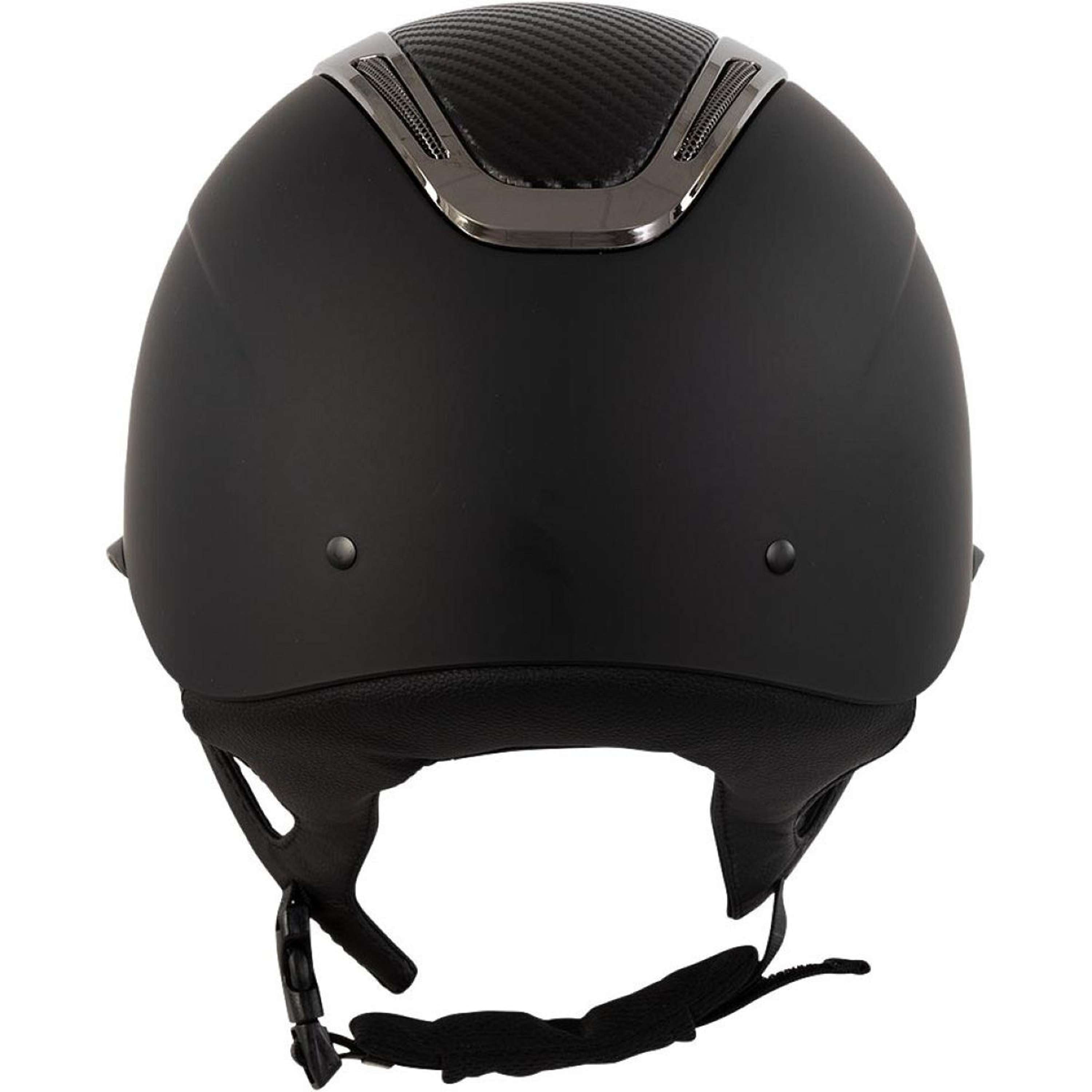 BR Kask Jeździecki Zeta Sport Czarny/Stalowoszary