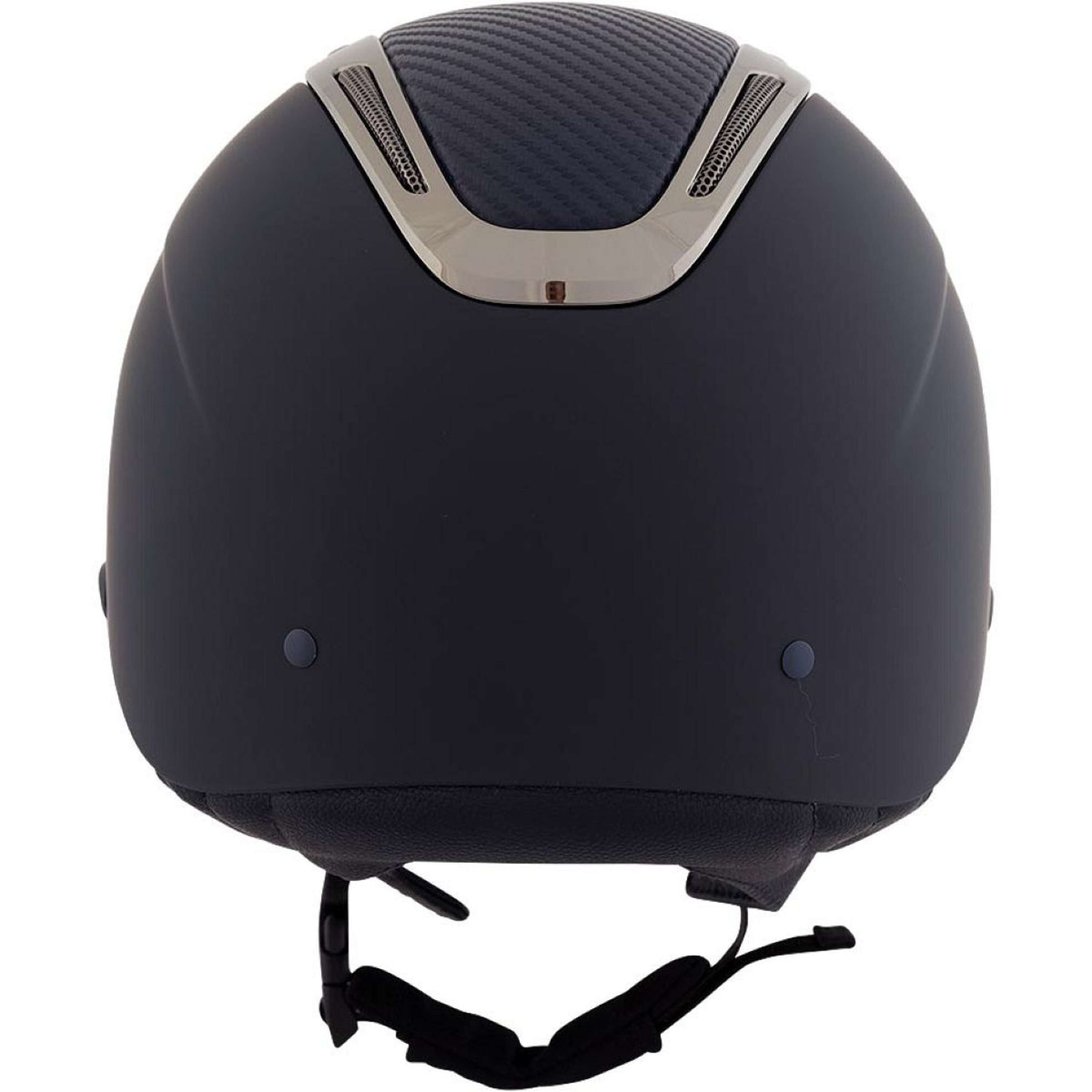 Kask jeździecki BR Zeta Sport granatowy/stalowy