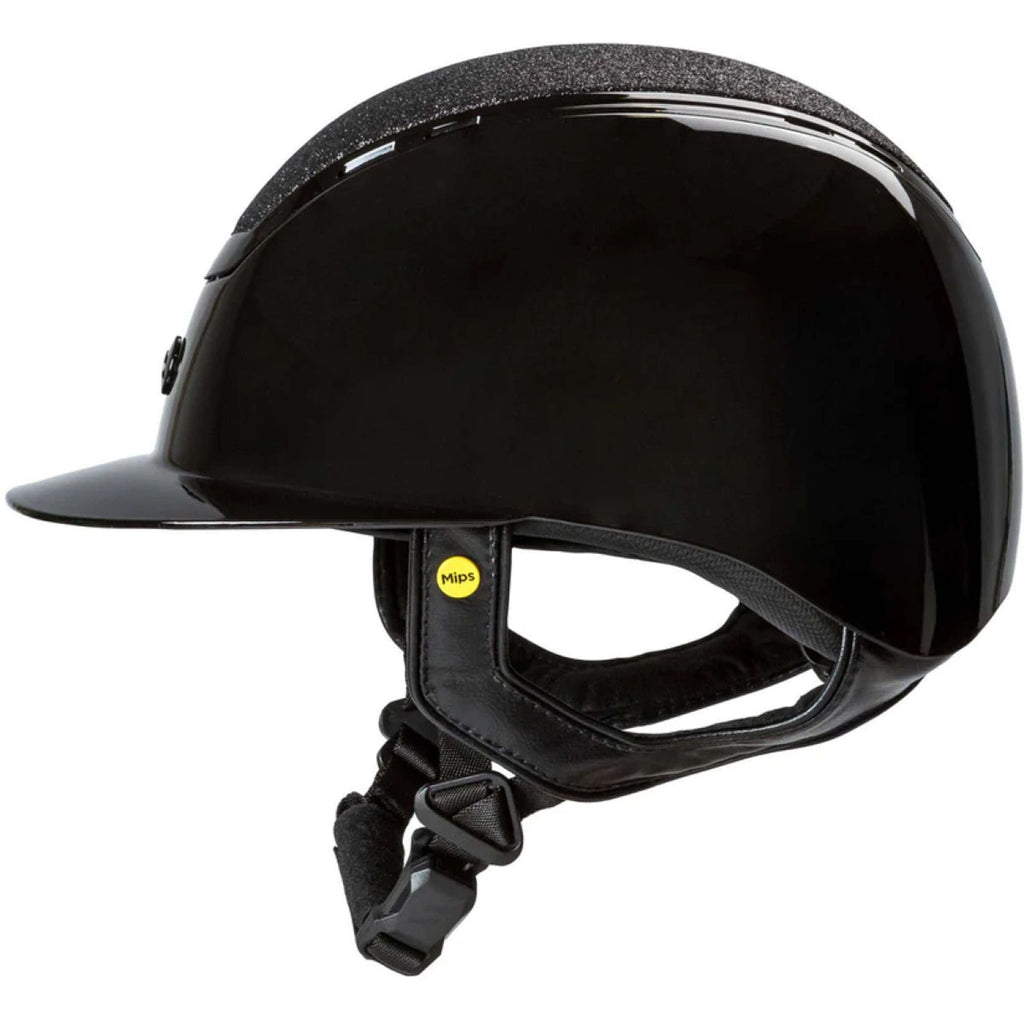Back on Track Kask Jeździecki Caracas Czarny