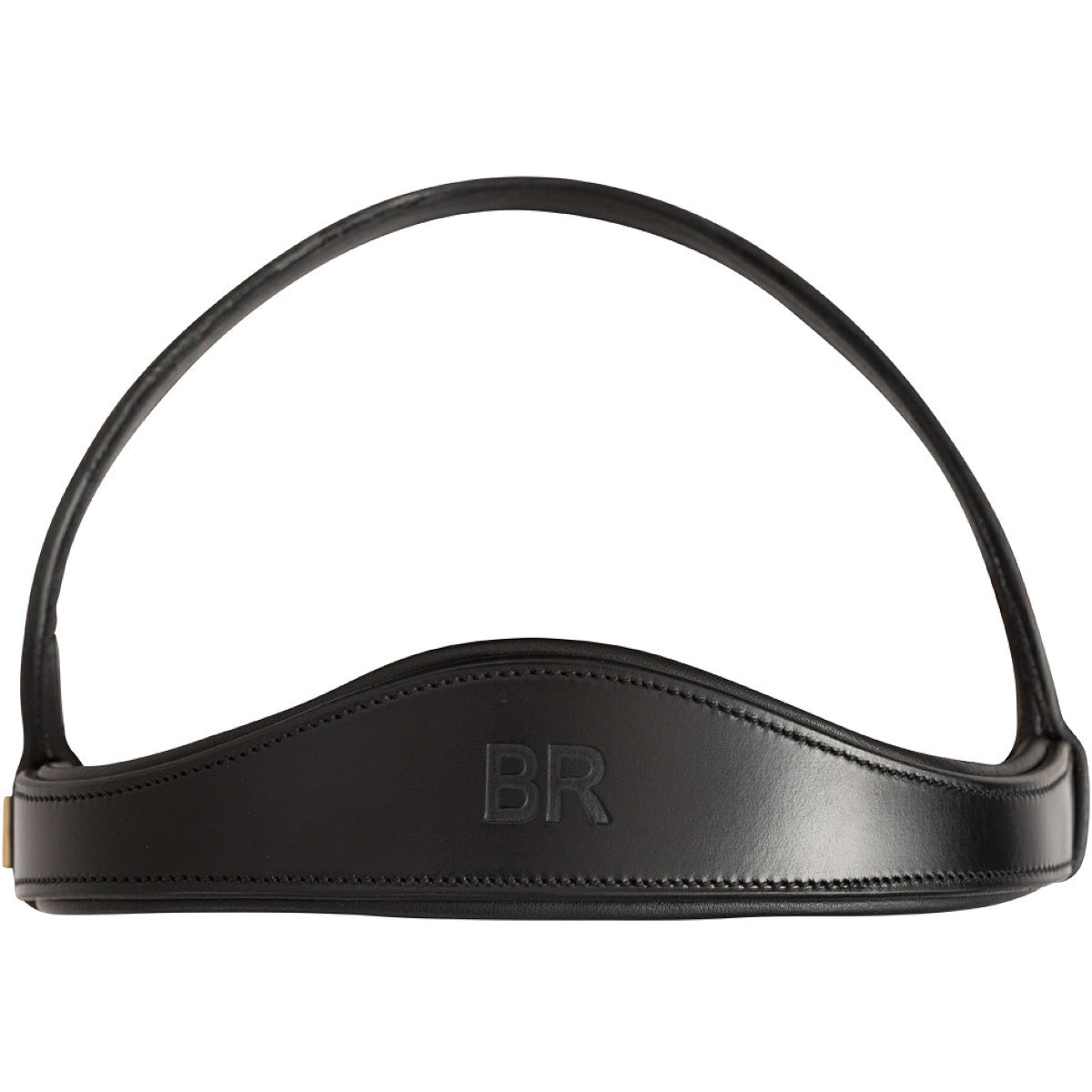 BR Hackamore Thornbury Czarny - Srebrny