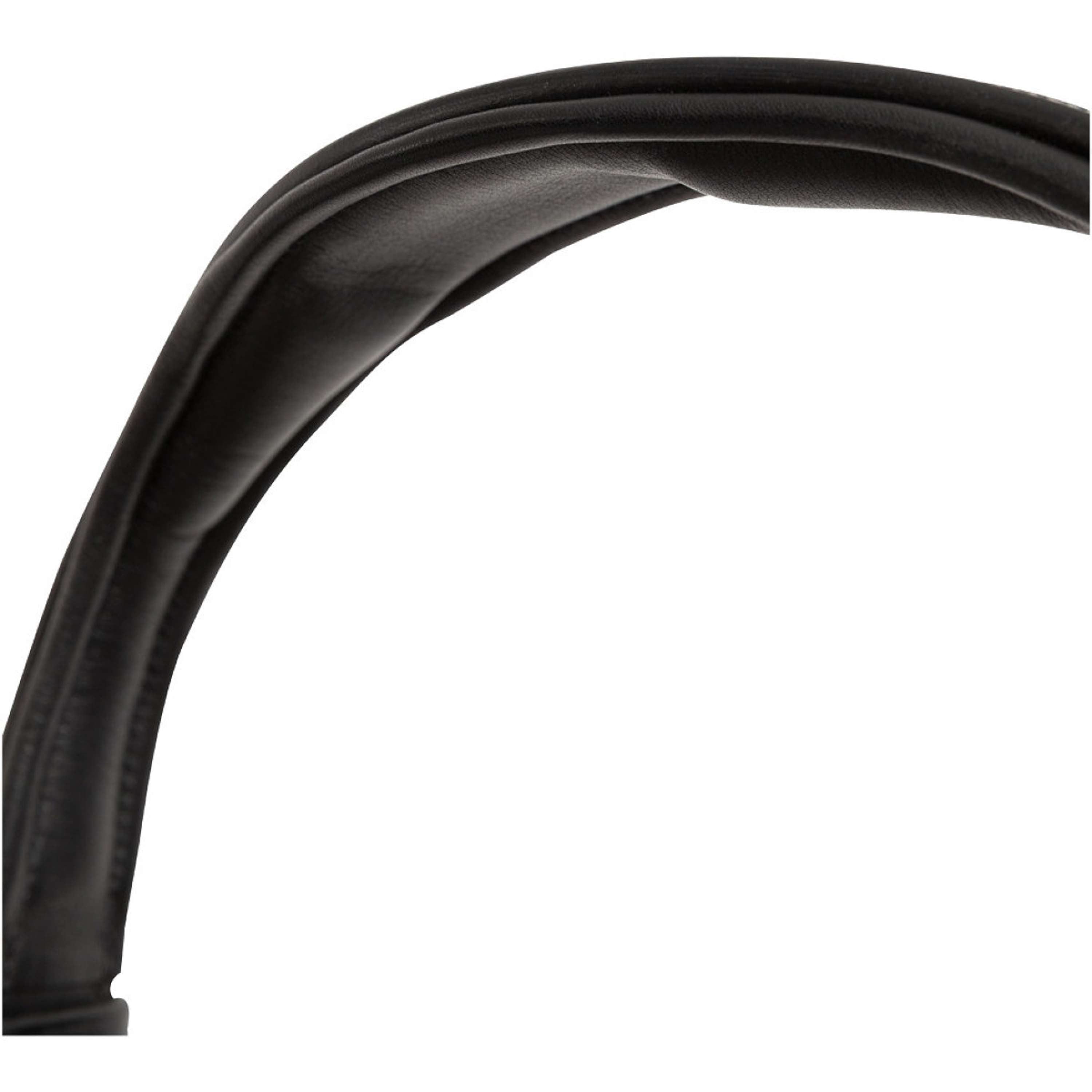 BR Hackamore Thornbury Czarny - Srebrny