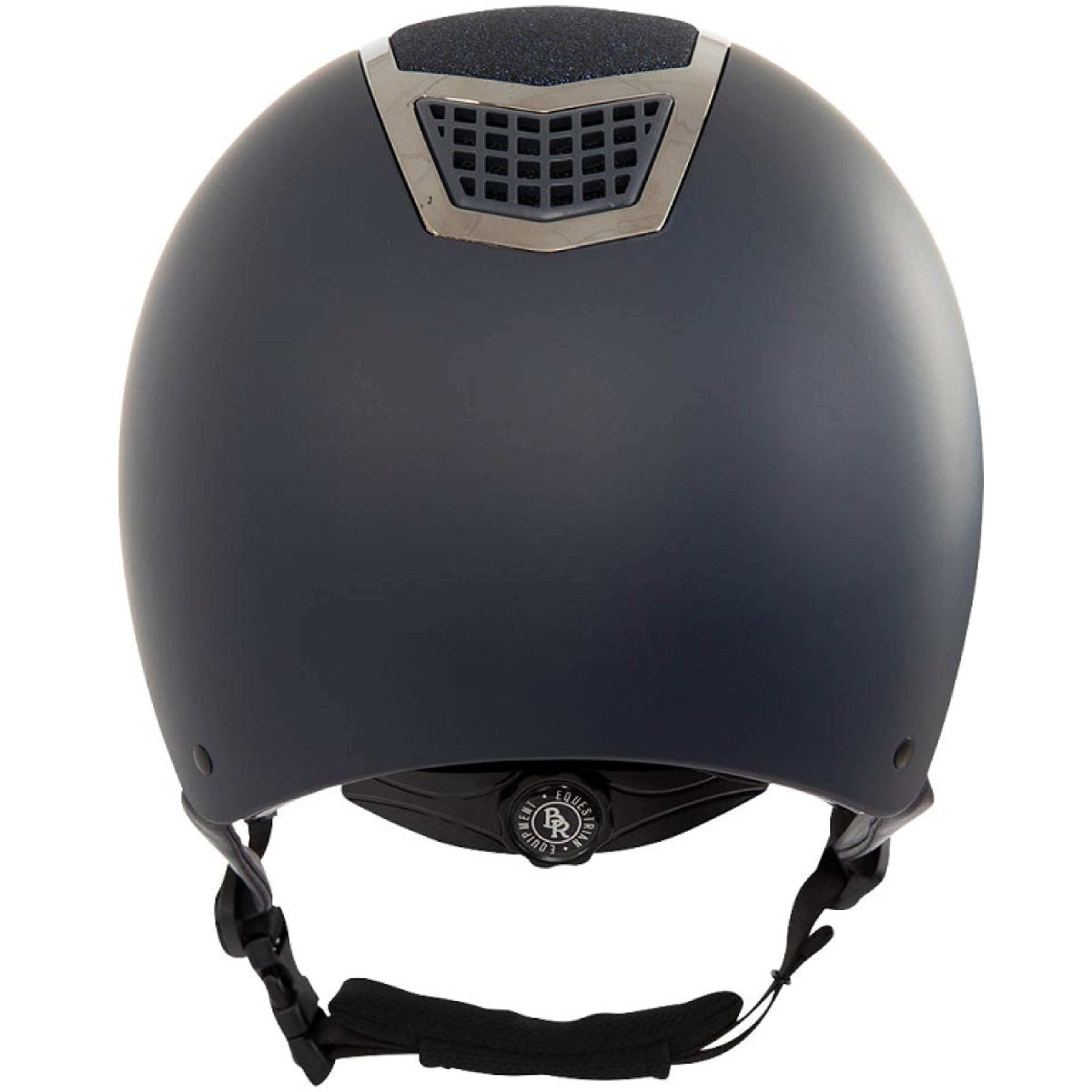 BR Kask Jeździecki Lambda Brokat Navy/Gunmetal