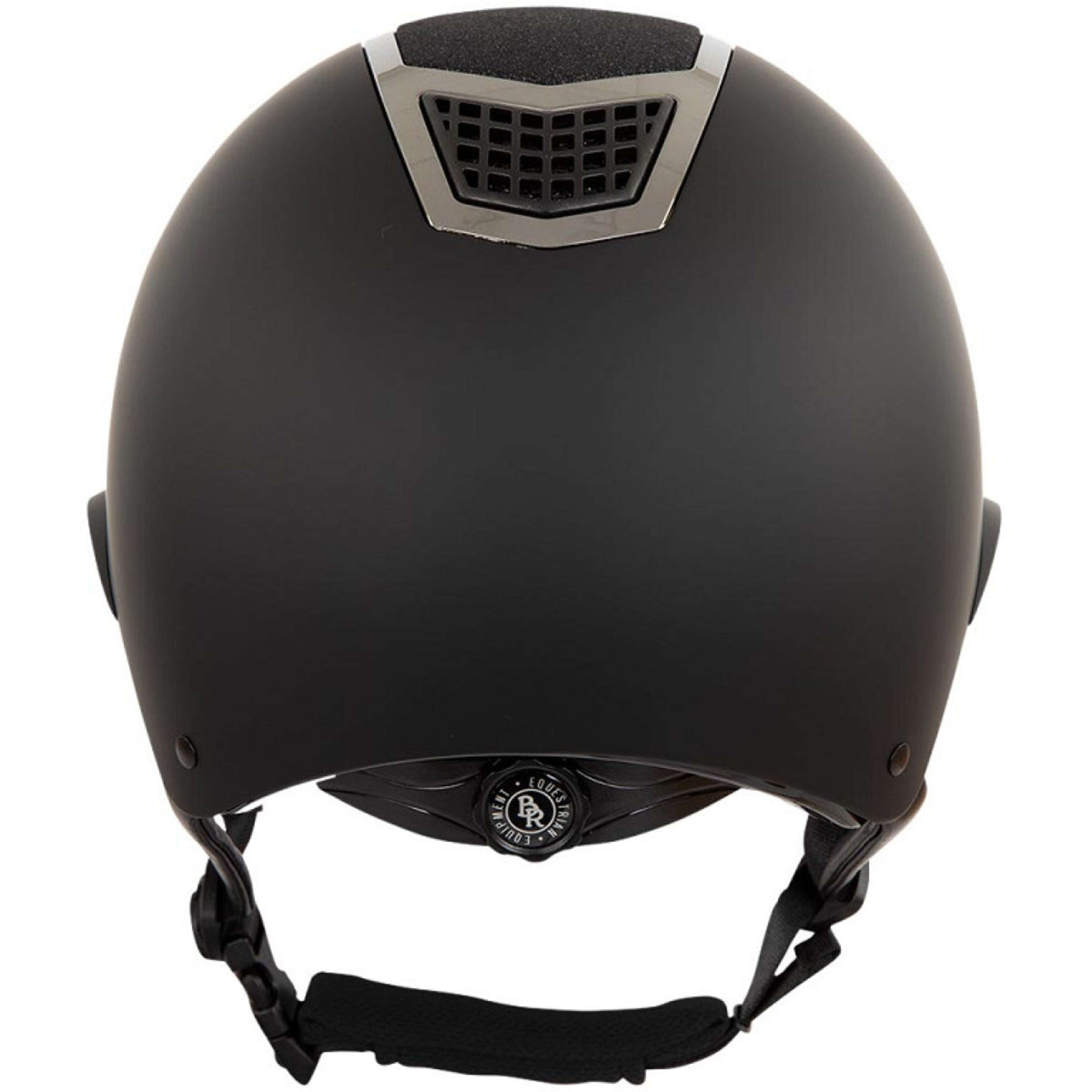BR Kask Jeździecki Lambda Plus Glitter Czarny/Stalowoszary