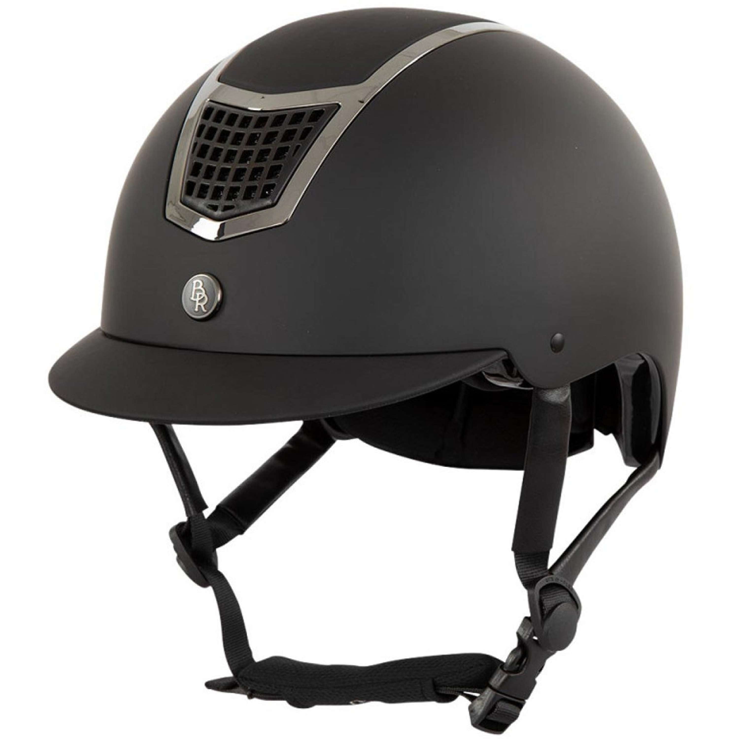 Kask jeździecki BR Lambda Painted czarny