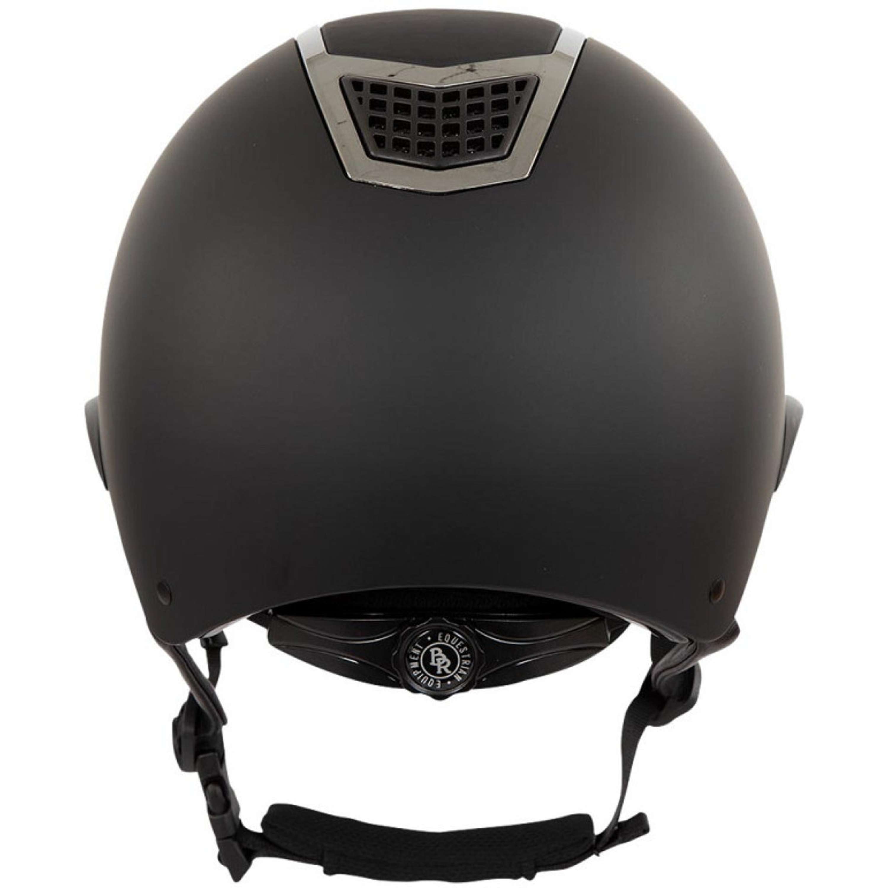 BR Kask Jeździecki Lambda Plus Painted Czarny/Stalowoszary