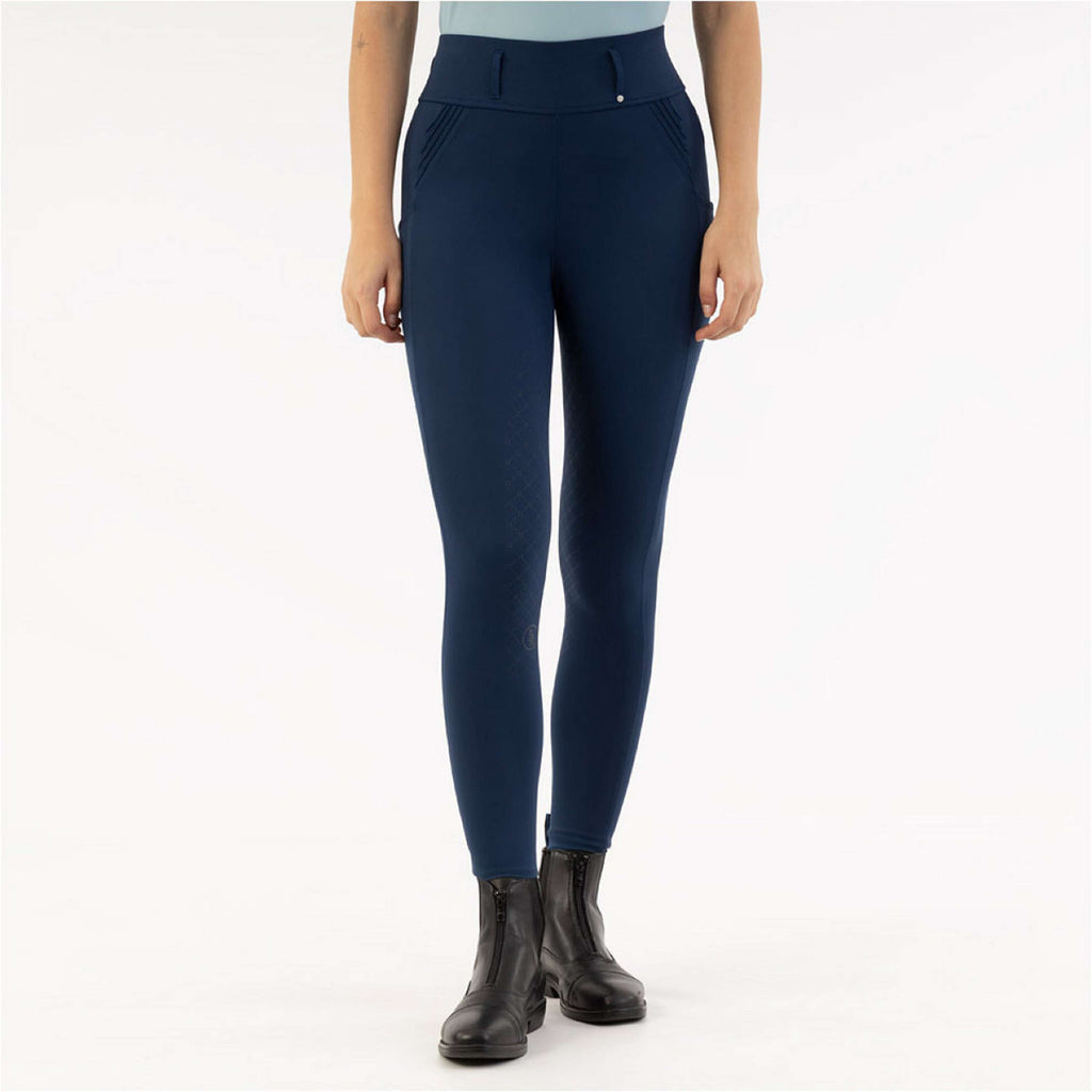 BR Legginsy Jeździeckie Krista Full Grip Pageant Blue