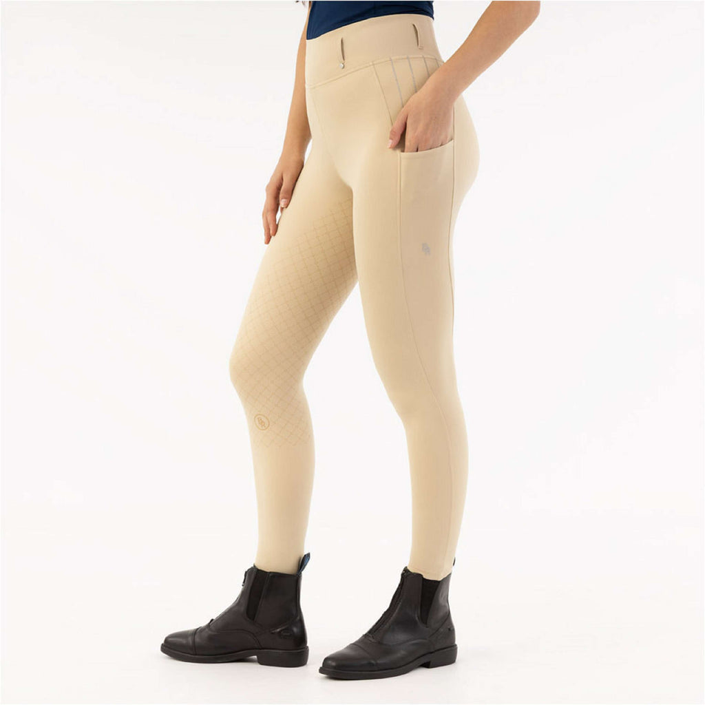 BR Legginsy Jeździeckie Kelly Full Grip Safari