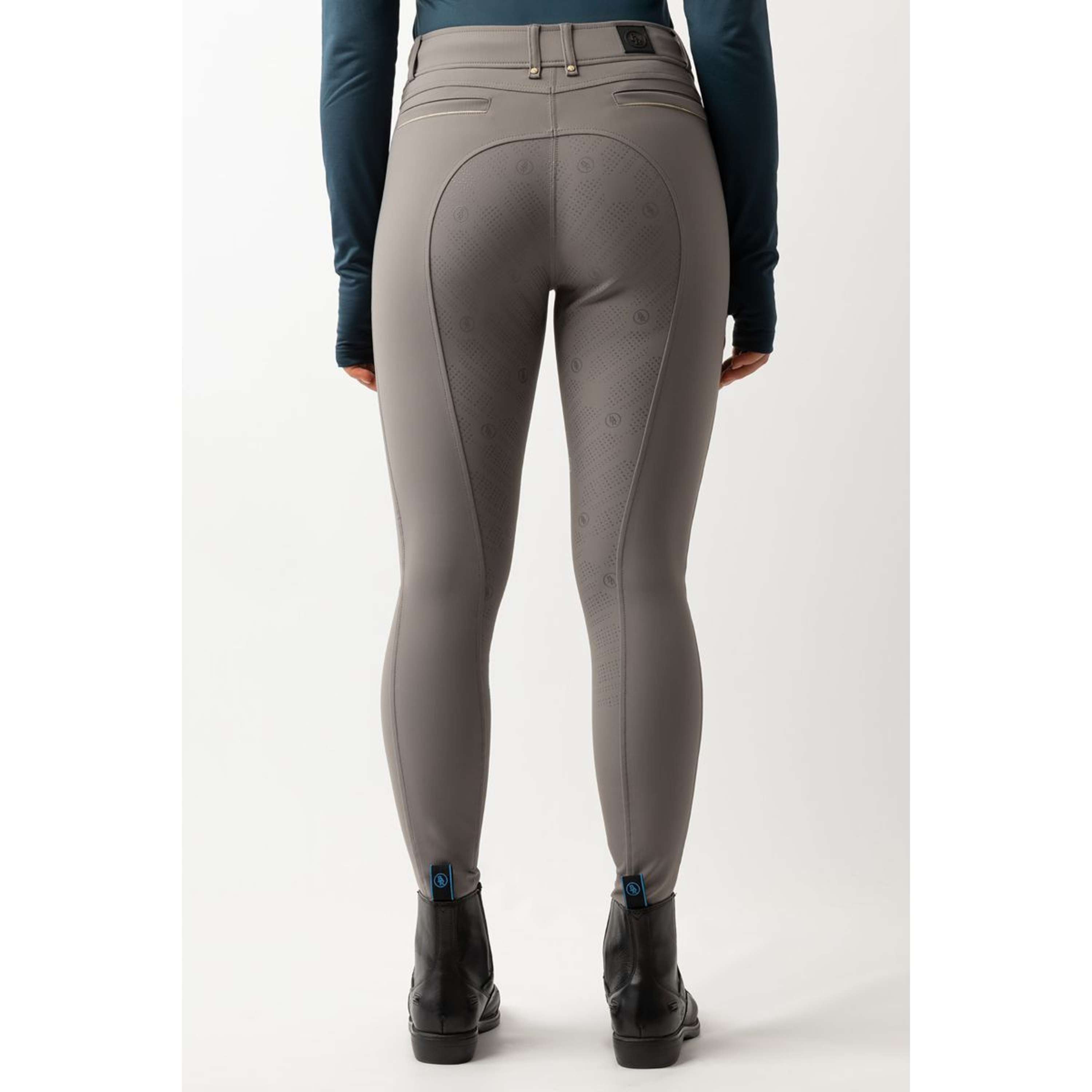 BR Legginsy Jeździeckie Lendsey Pełny Chwyt Damski Pyrite