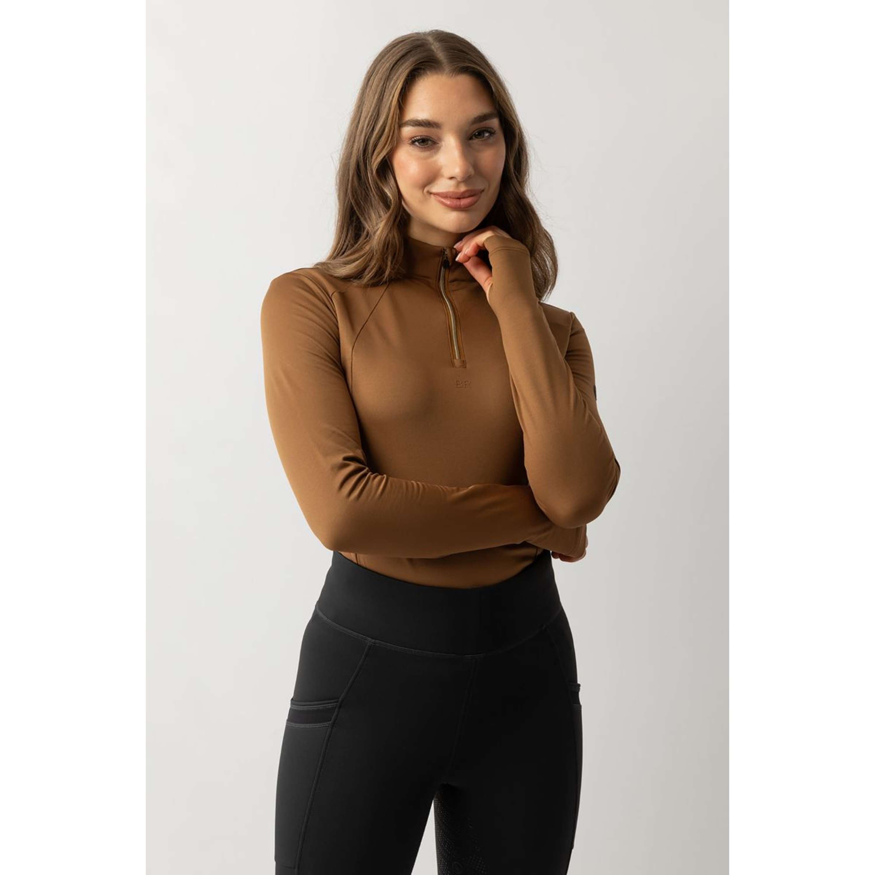 BR Koszulka Lieke Damski Cognac Ochre