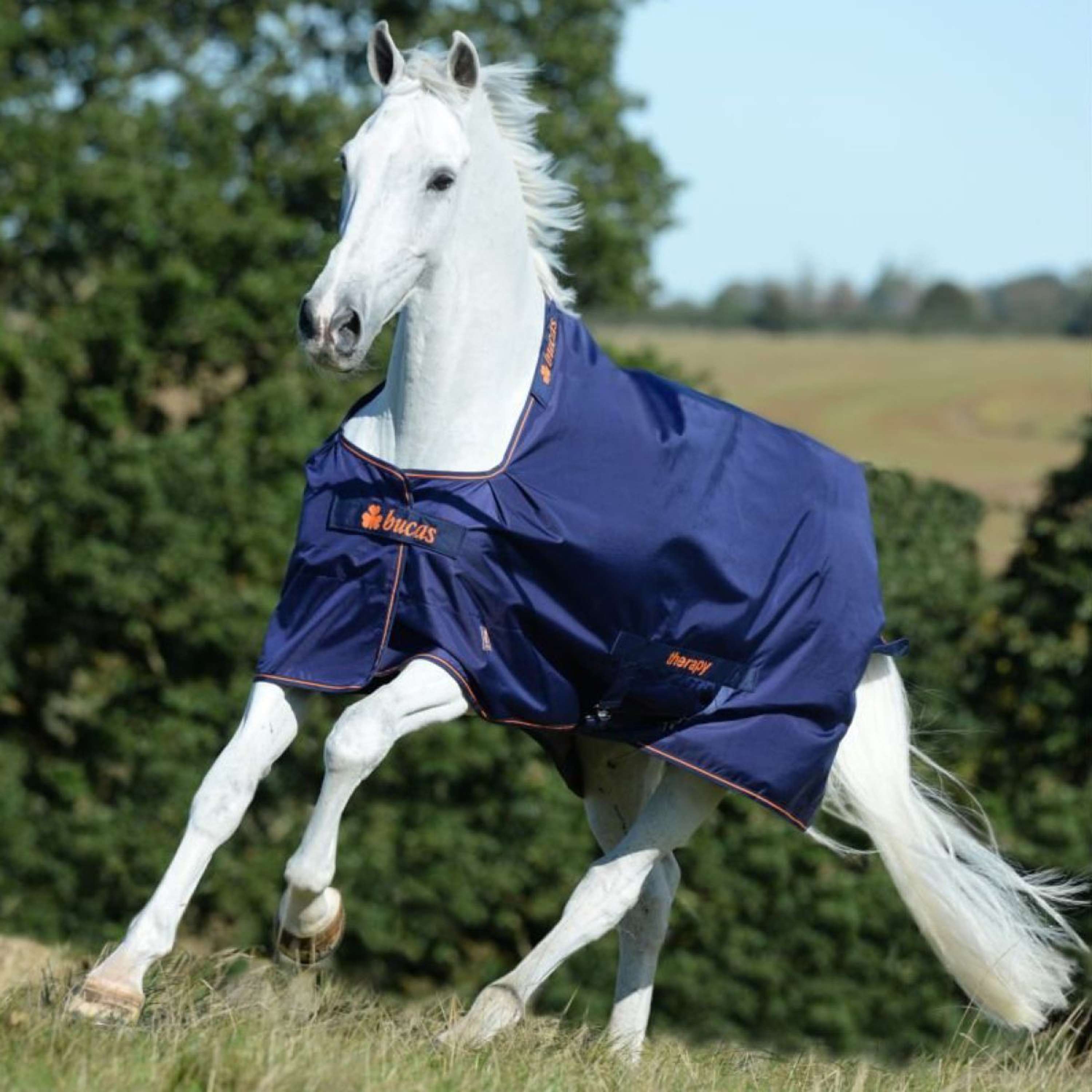 Bucas Therapy Turnout 50g Granatowy/Pomarańczowy