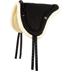 BR Bareback Pad Artificial Fur Czarny