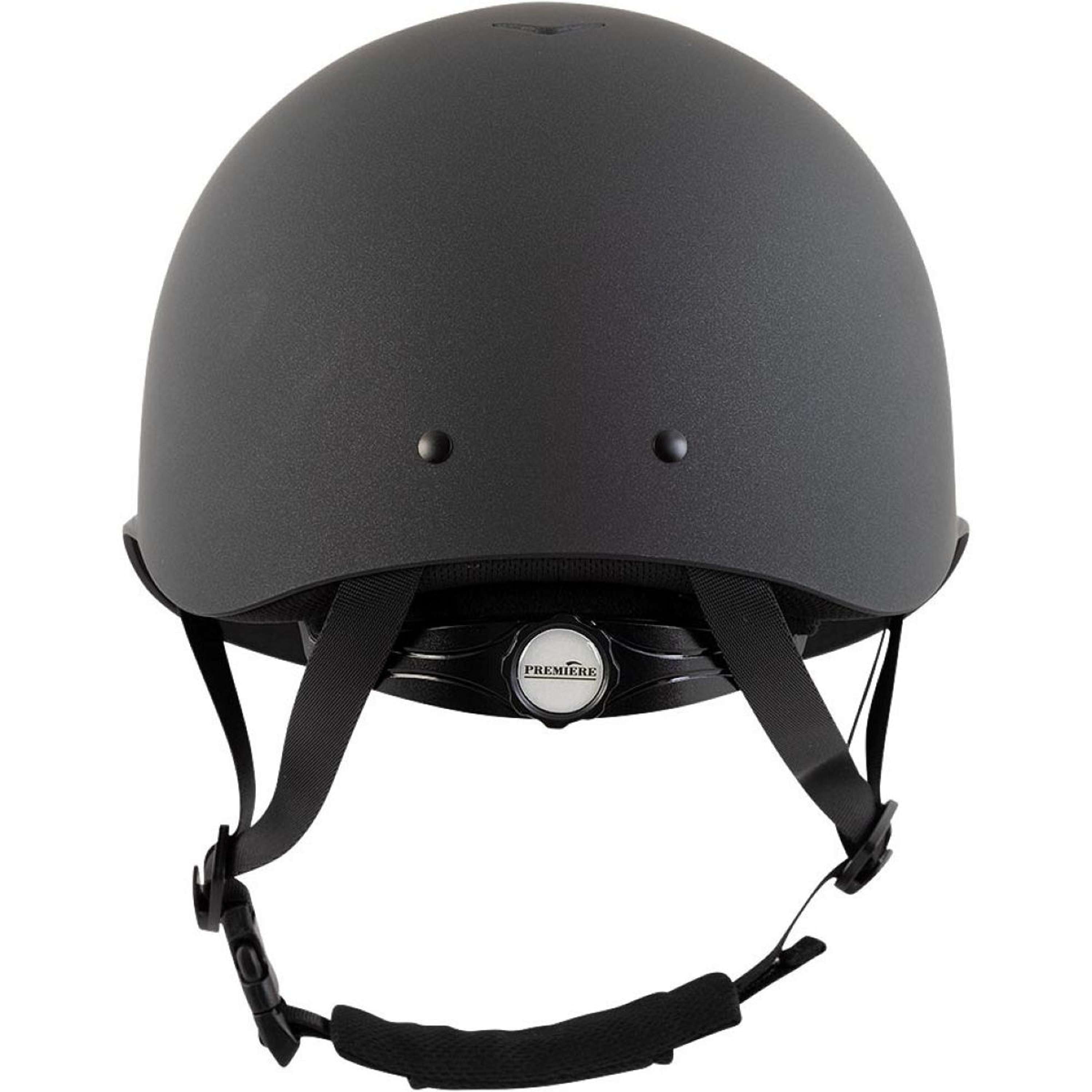 Premiere Kask Jeździecki Ambrosia Czarny/Stalowoszary