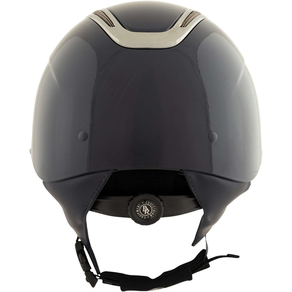 BR Kask Jeździecki Zeta Serene Shine Ciemnogranatowy/Gunmetal