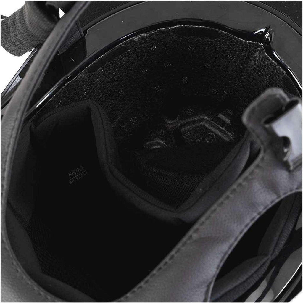 BR Kask Jeździecki Zeta Serene Shine Czarny/Stalowoszary