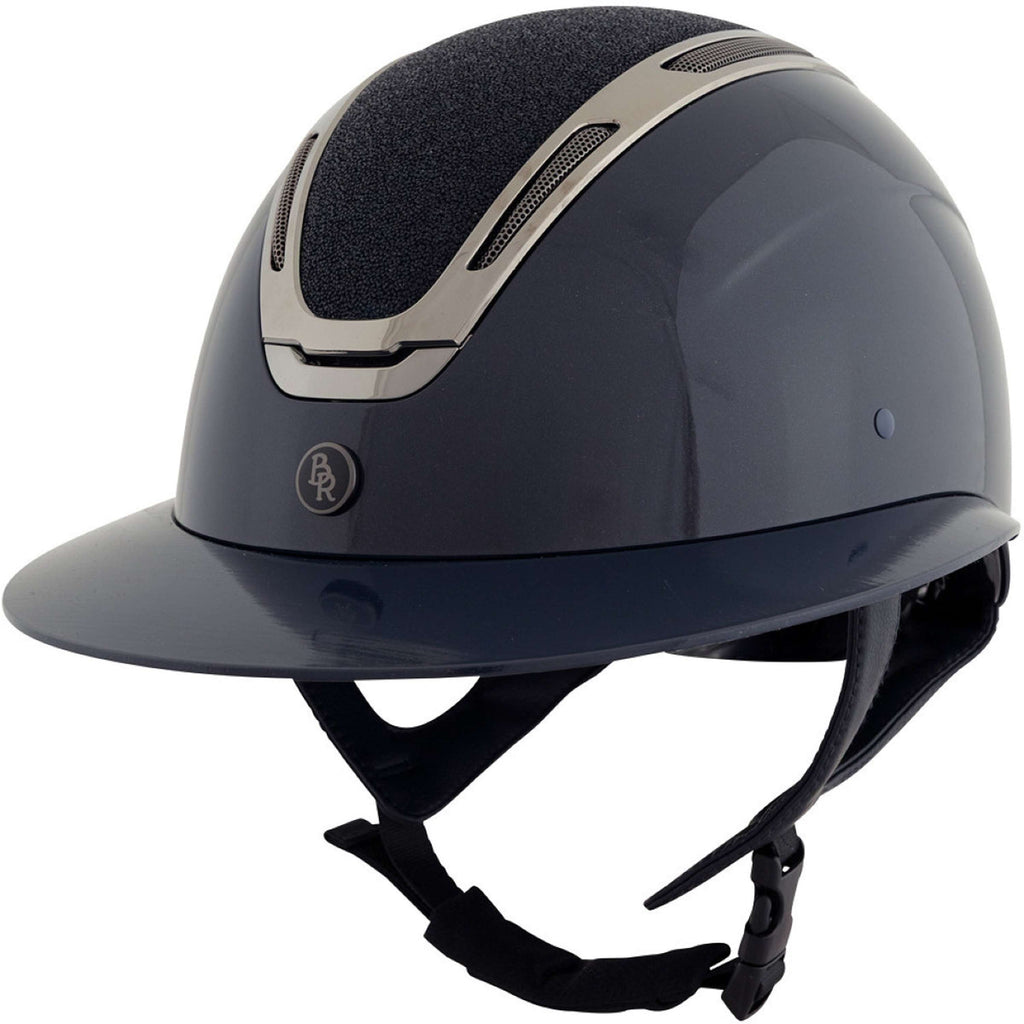 BR Kask Jeździecki Zeta Lumina Polo Navy/Gunmetal