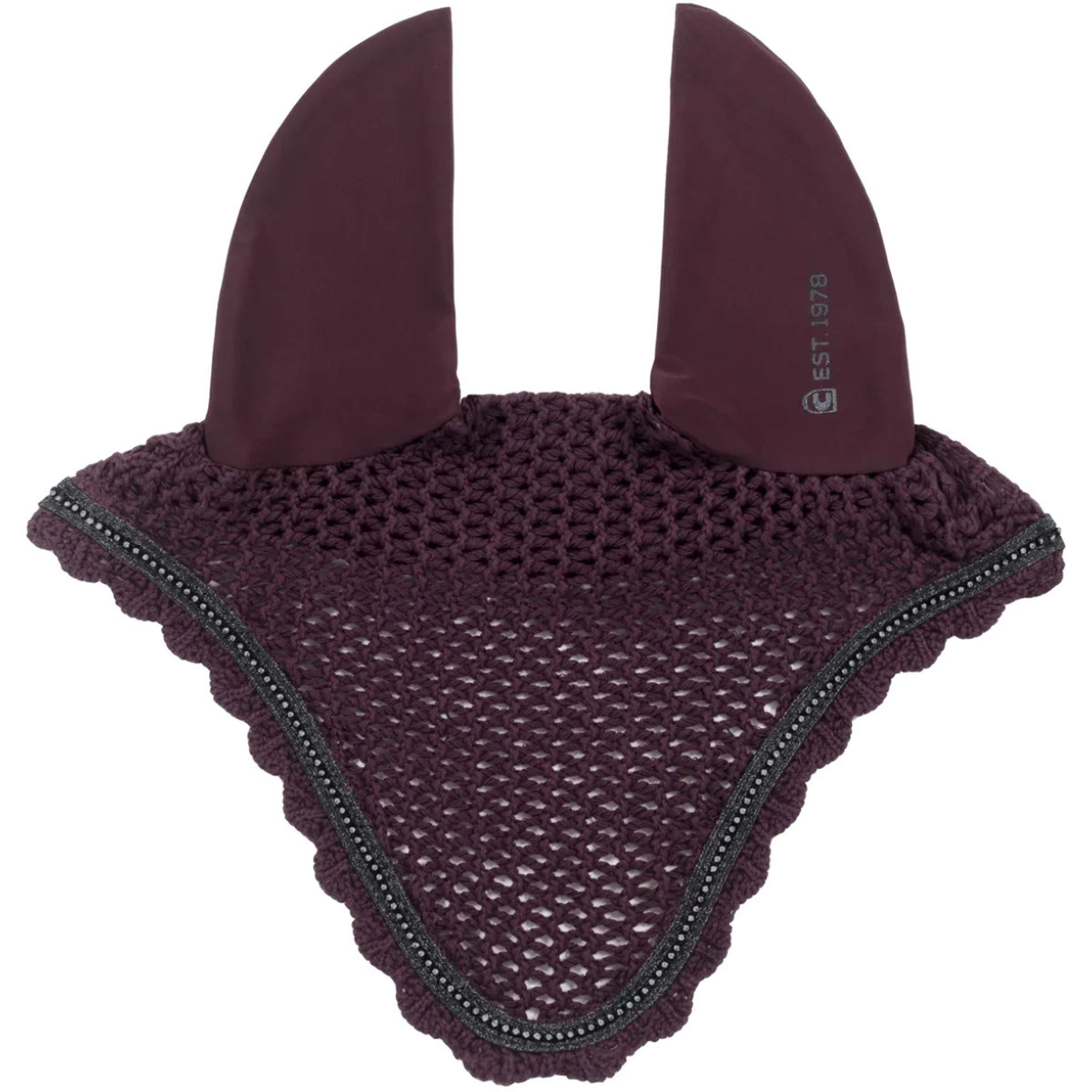 Nauszniki dla konia Cavallo CavalJetty Dusty Plum