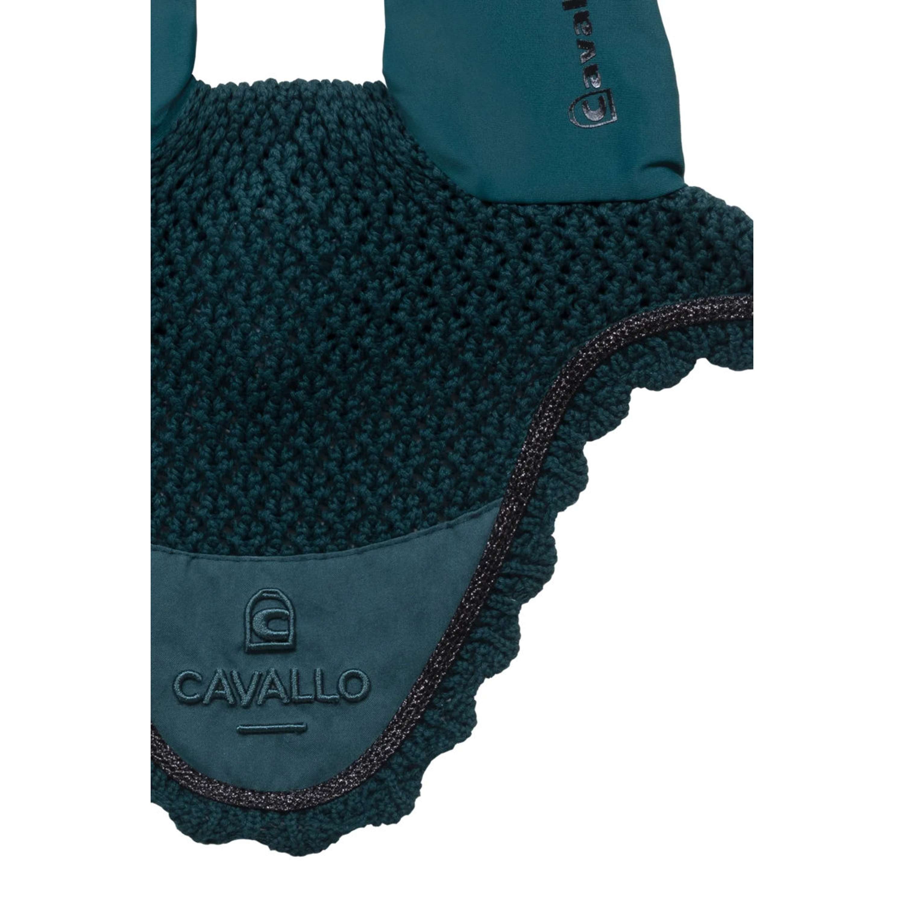 Nauszniki dla konia Cavallo CavalPerla Dark Peacock
