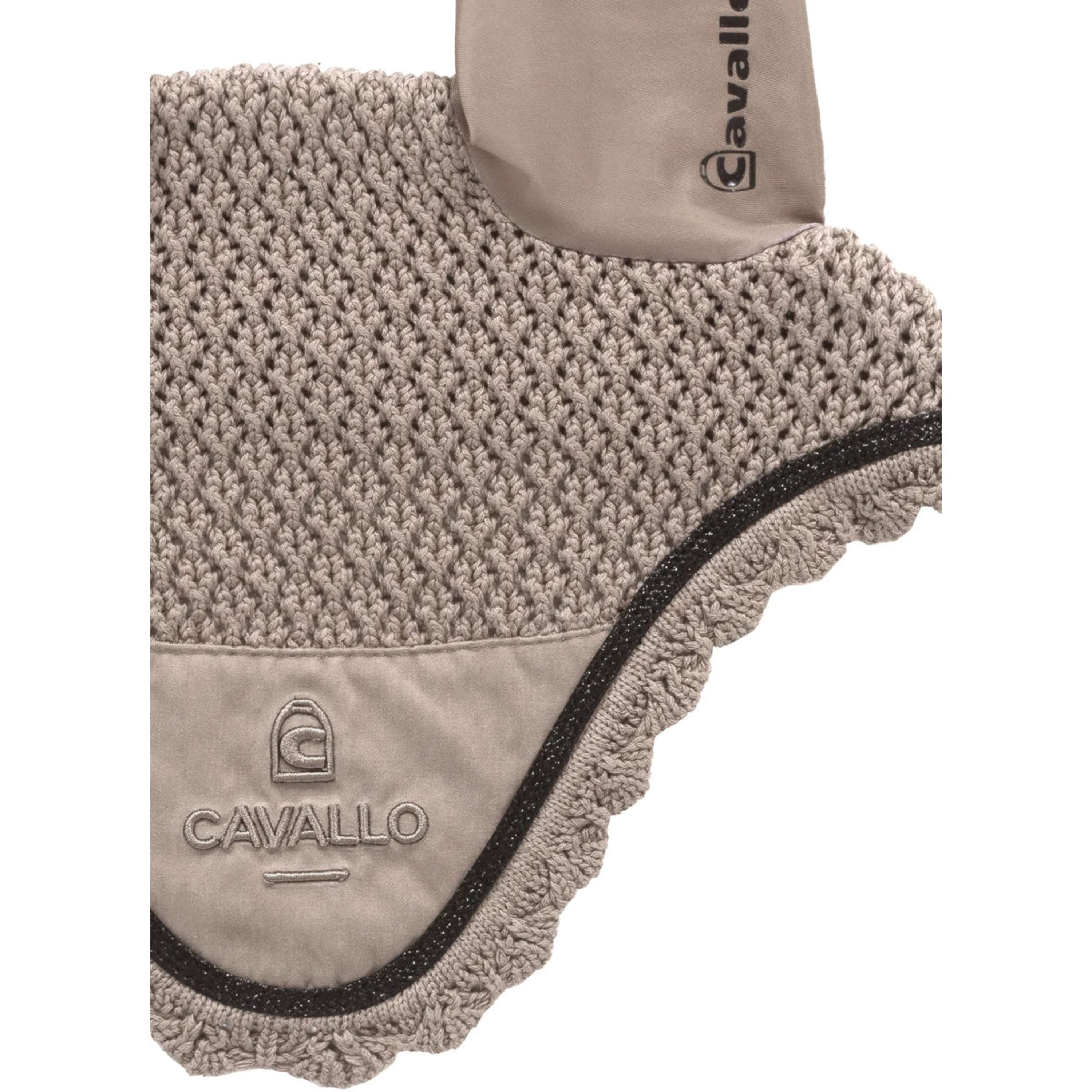 Nauszniki dla konia Cavallo CavalPerla Latte
