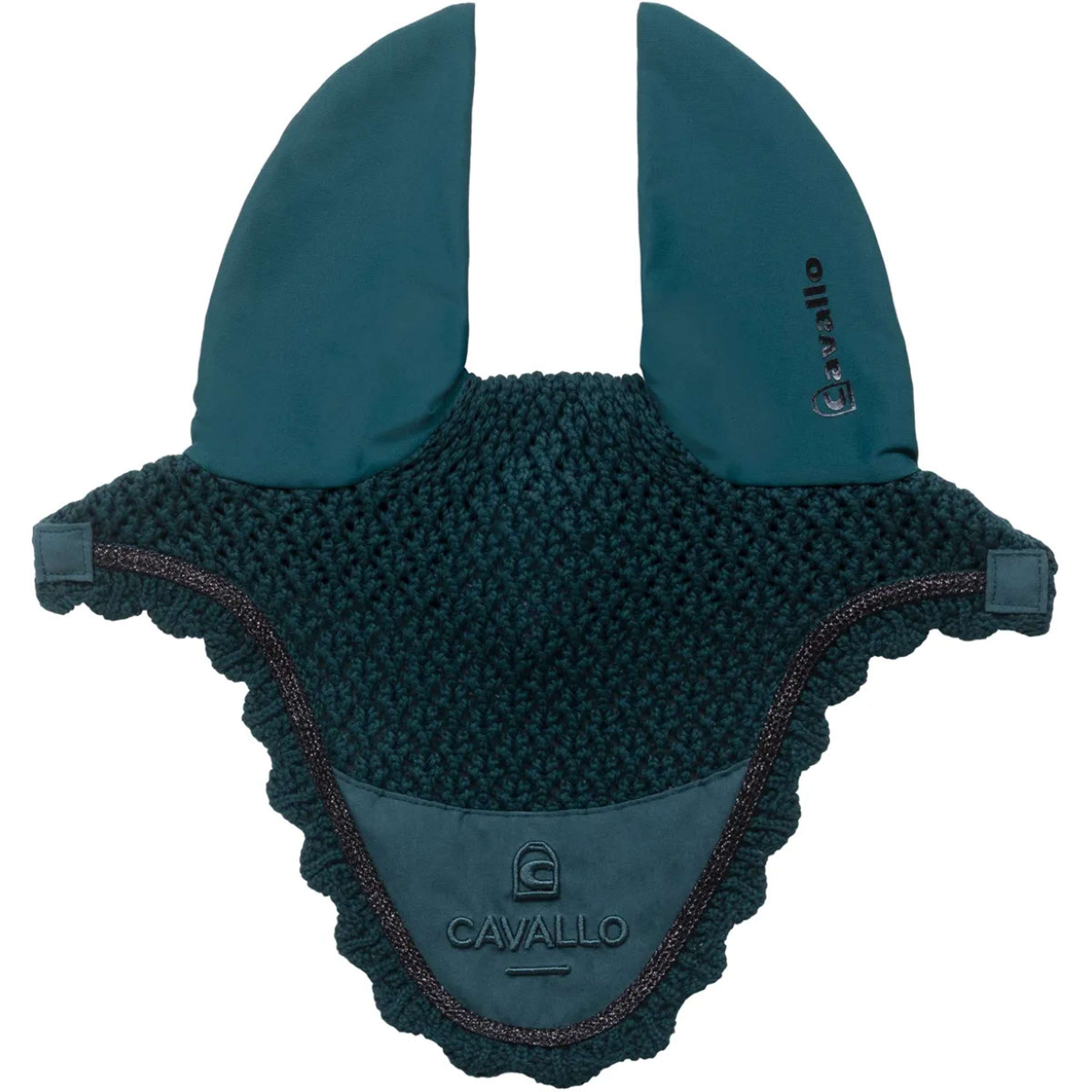 Nauszniki dla konia Cavallo CavalPerla Dark Peacock