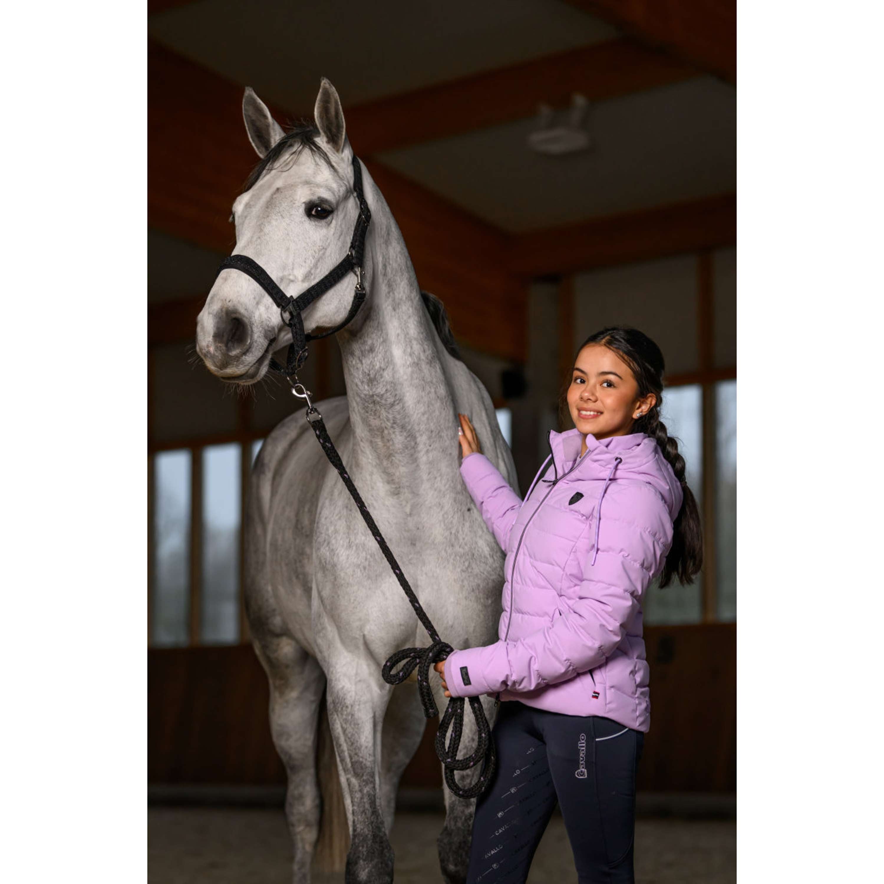 Cavallo Lina Do Prowadzenia CavalRey z Karabińczyk Czarny
