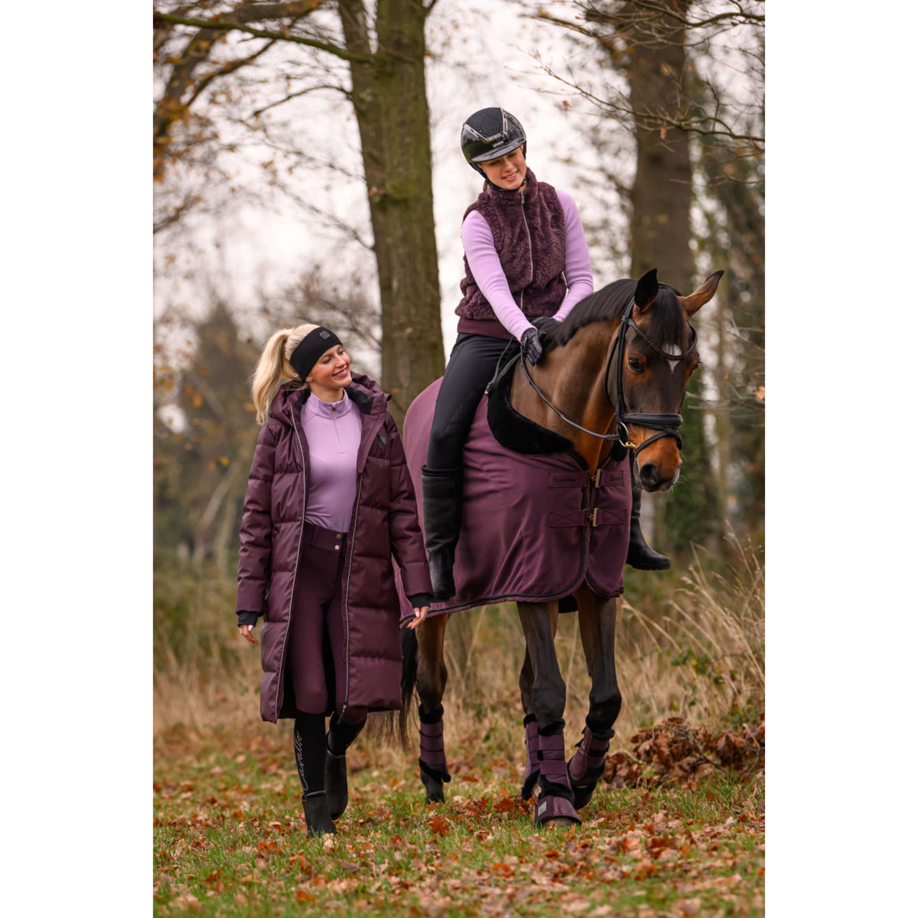 Cavallo Długi Płaszcz CavalDaly Dusty Plum