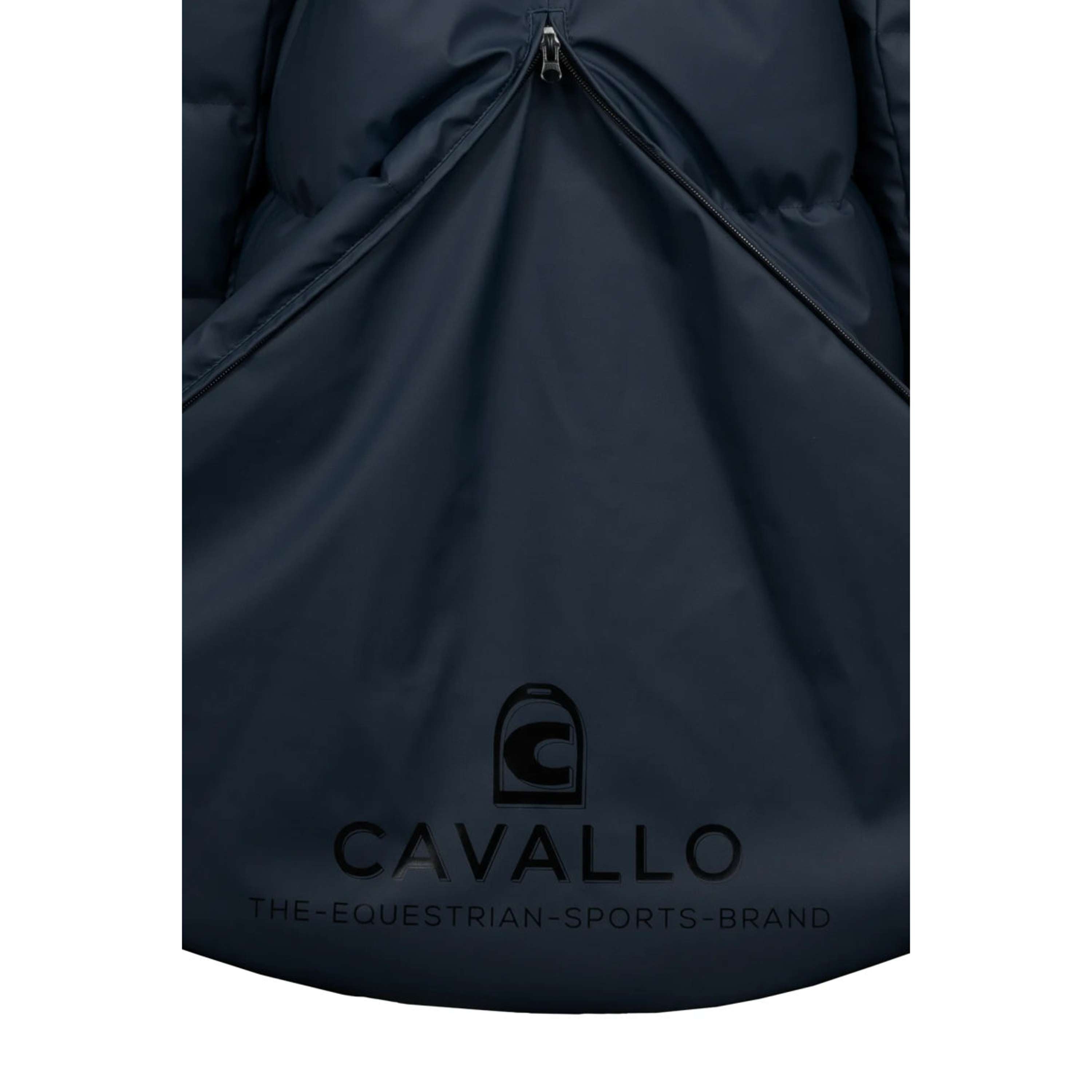 Cavallo Długi Płaszcz CavalDaly Ciemno-niebieski