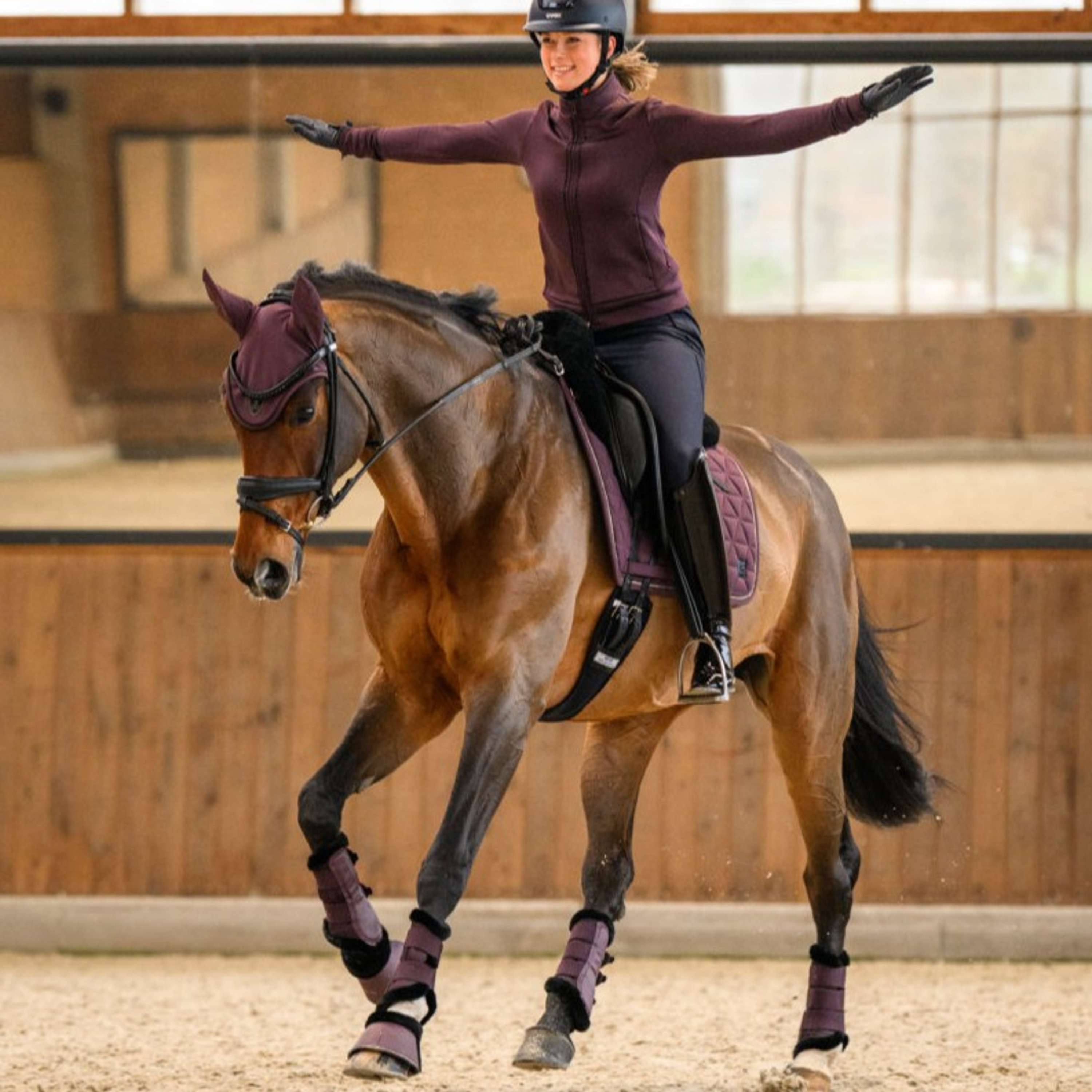 Cavallo Kamizelka Treningowa CavalDaphne Dusty Plum