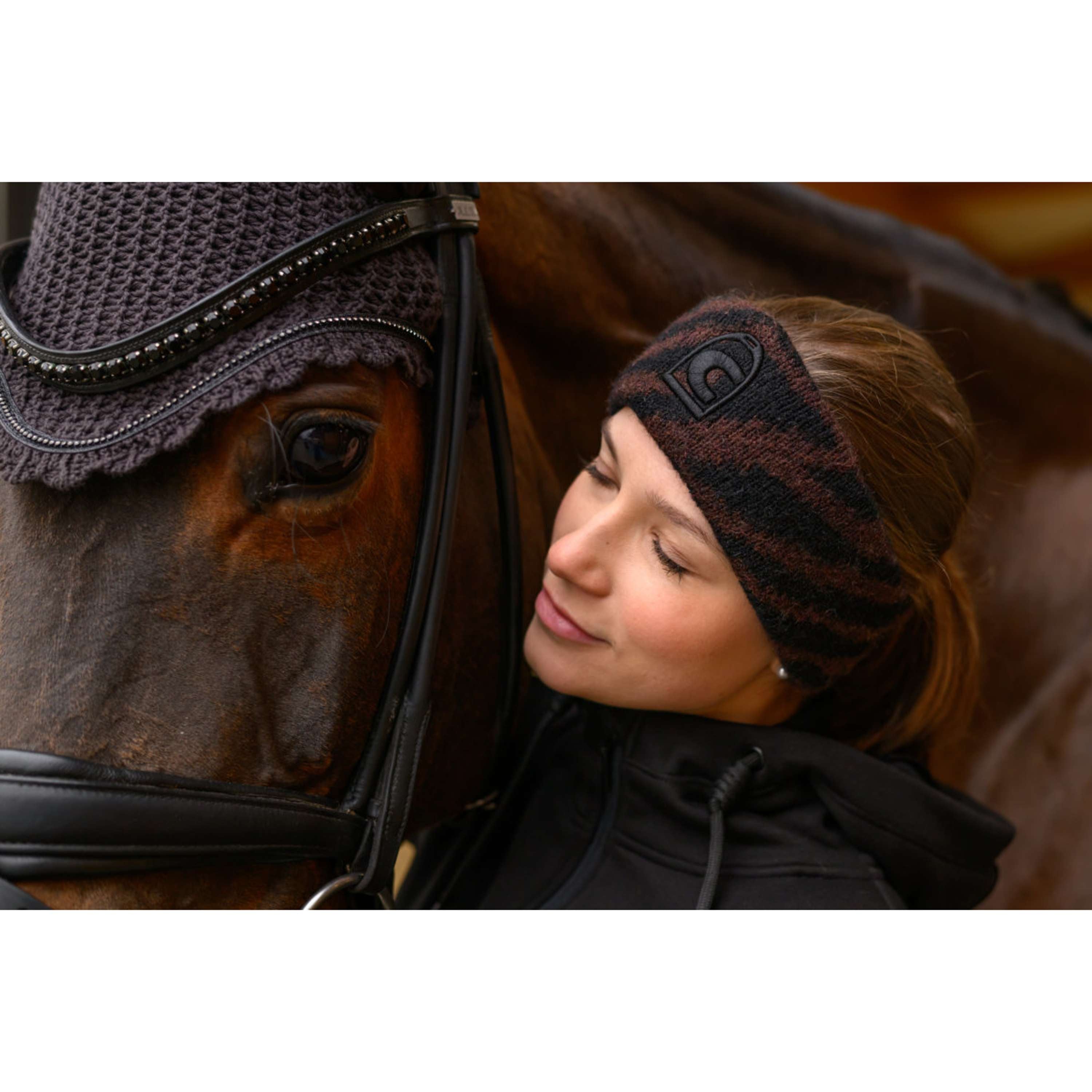 Cavallo Opaska Na Głowę CavalDove black café