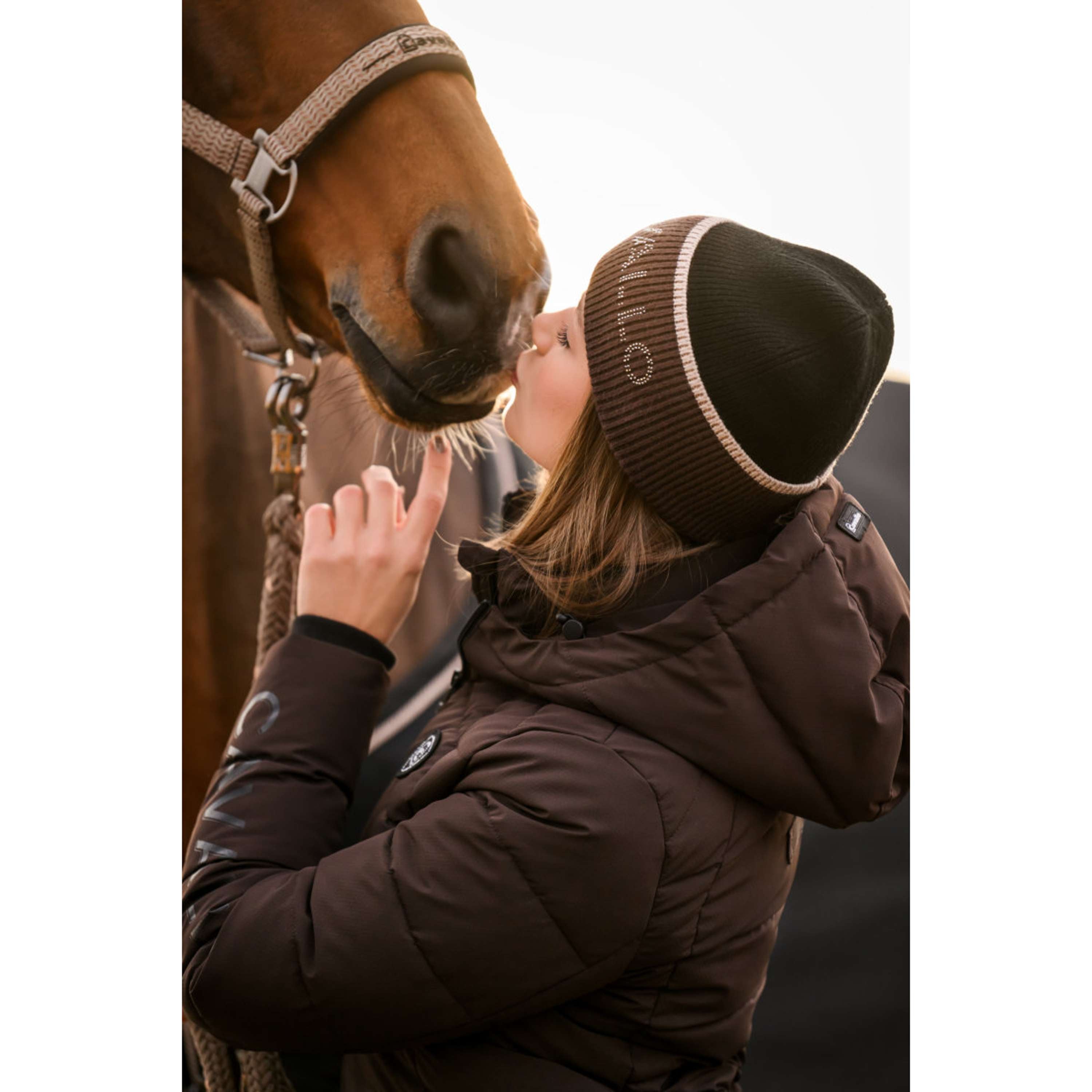 Cavallo Długi Płaszcz CavalDeni café noir